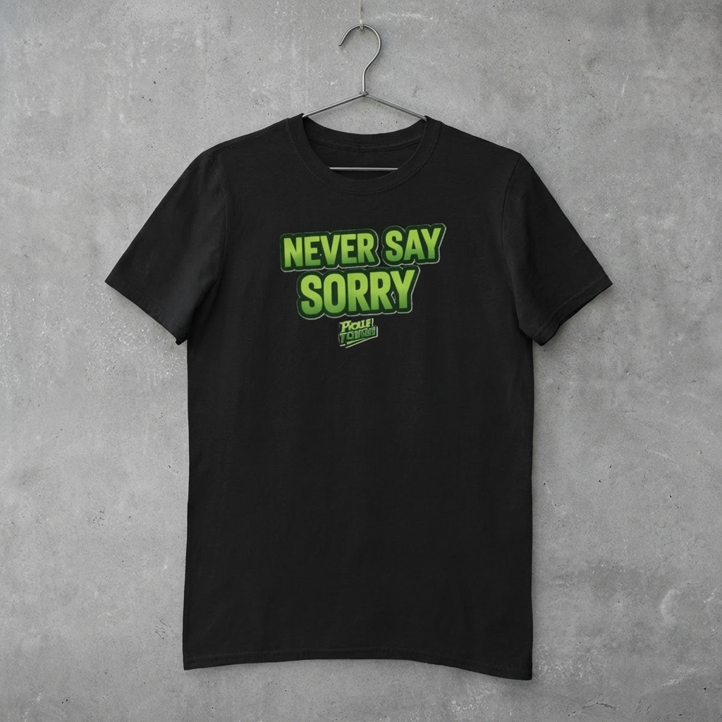 "Never Say Sorry" Pickleball  T-shirt | Unisex Performance