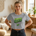 "I Look Good Beating You" Pickleball Crop Top