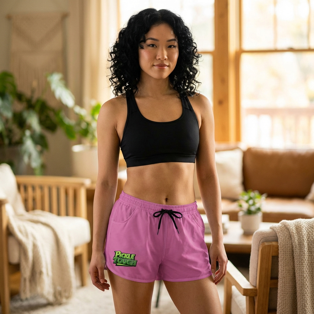 Pickle Tough Logo Women's Casual Shorts — Athletic Lounge Summer Shorts