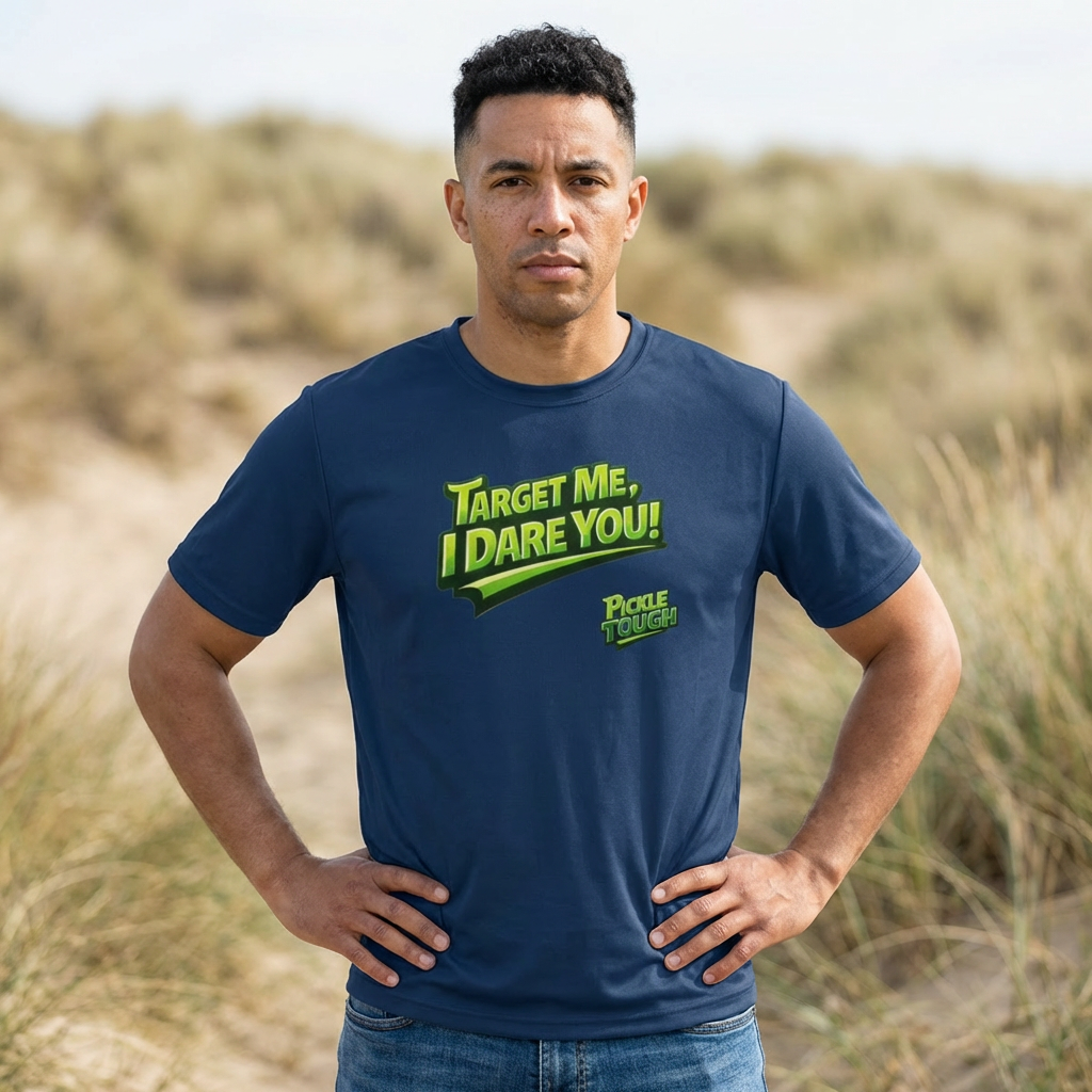 "Target Me, I Dare You!" Pickleball T-Shirt-  Performance T-Shirt Unisex