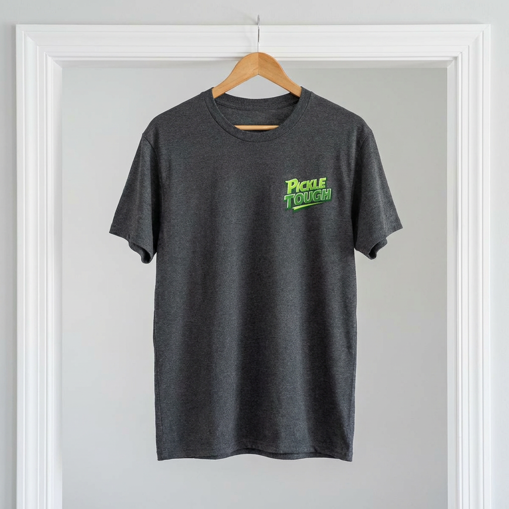 Pickle Tough Logo Pickleball T-Shirt — Unisex DryBlend® T-Shirt