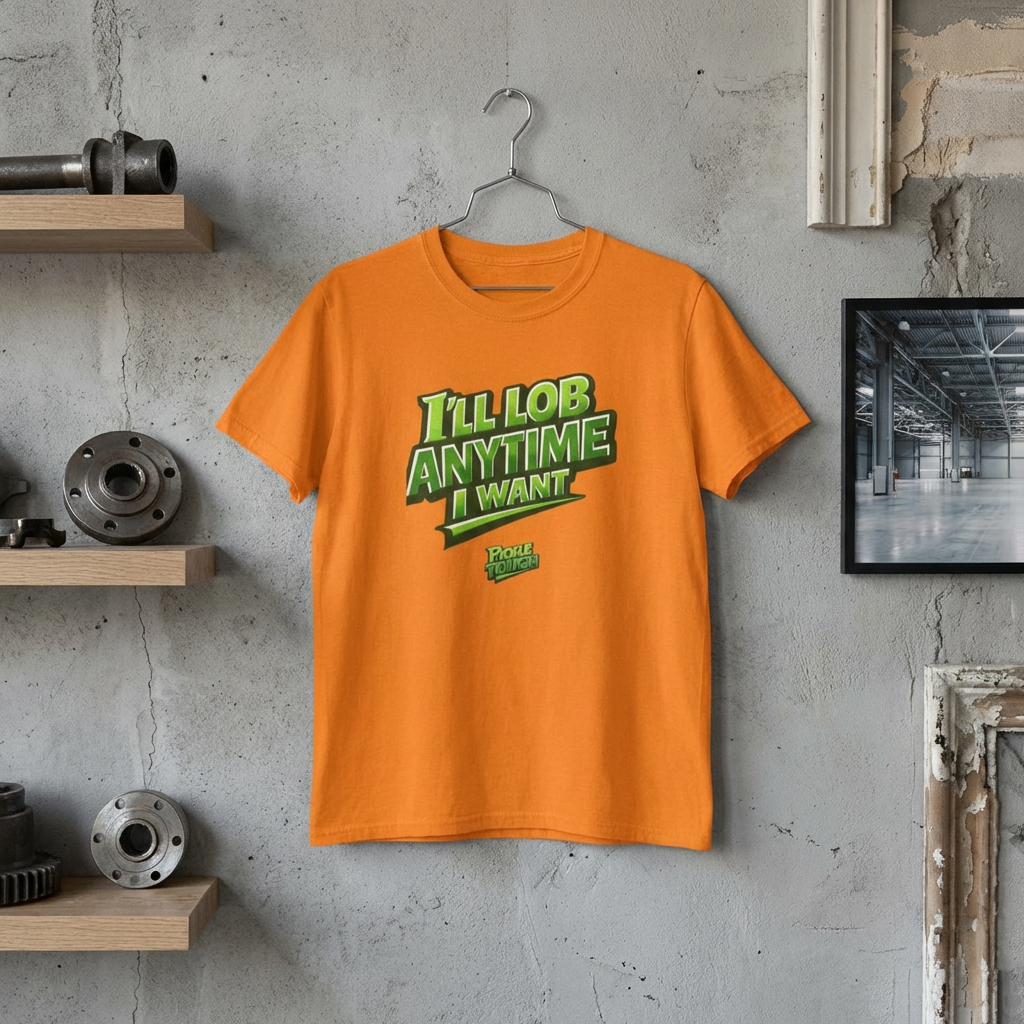 "I'll Lob Any Time I Want" Pickleball T-Shirt | 100% Cotton T-Shirt Unisex