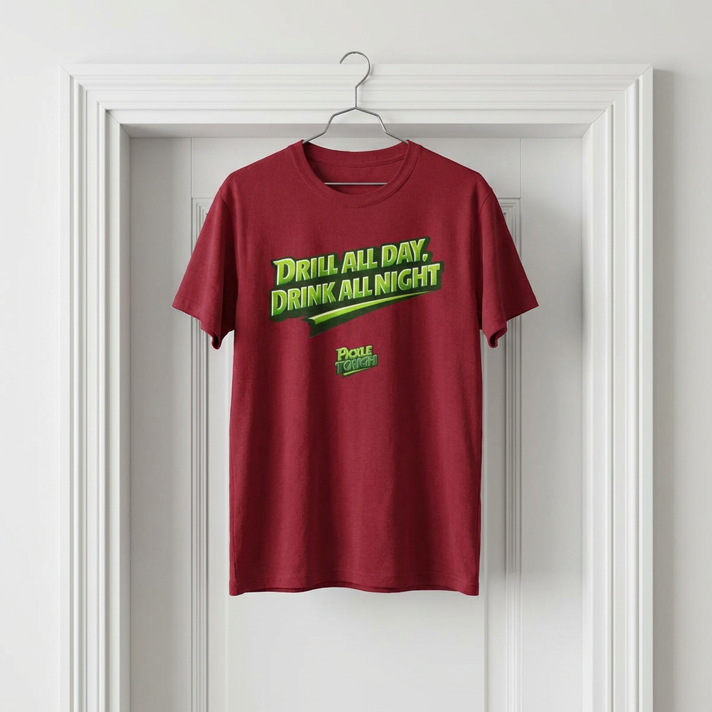 "Drill All Day, Dink All Night" Pickleball T-Shirt | 100% Cotton T-Shirt Unisex