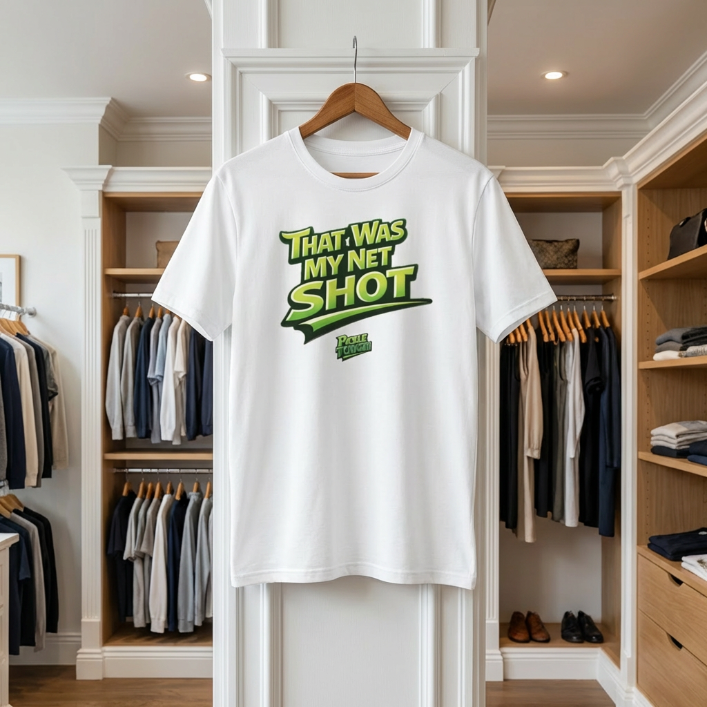 "That Was My Net Shot!" Pickleball T-shirt |  Performance Unisex