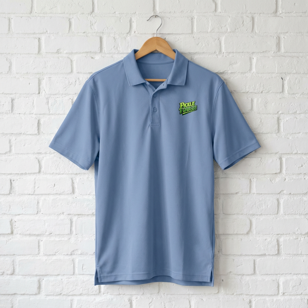Pickle Tough Logo Pickleball Polo-PosiCharge® Competitor™ Polo
