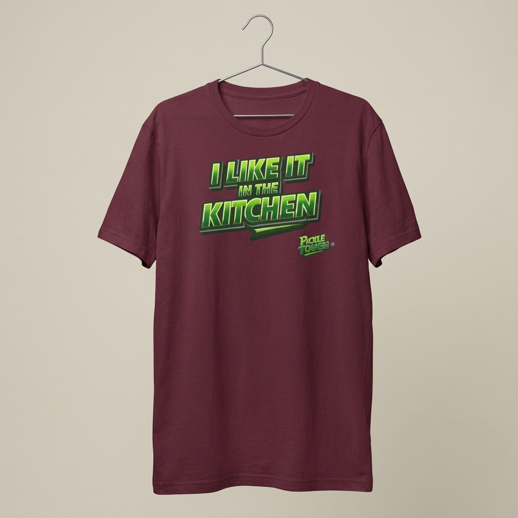 "I Like It in the Kitchen" Pickleball T-Shirt — 100% Cotton T-Shirt Unisex