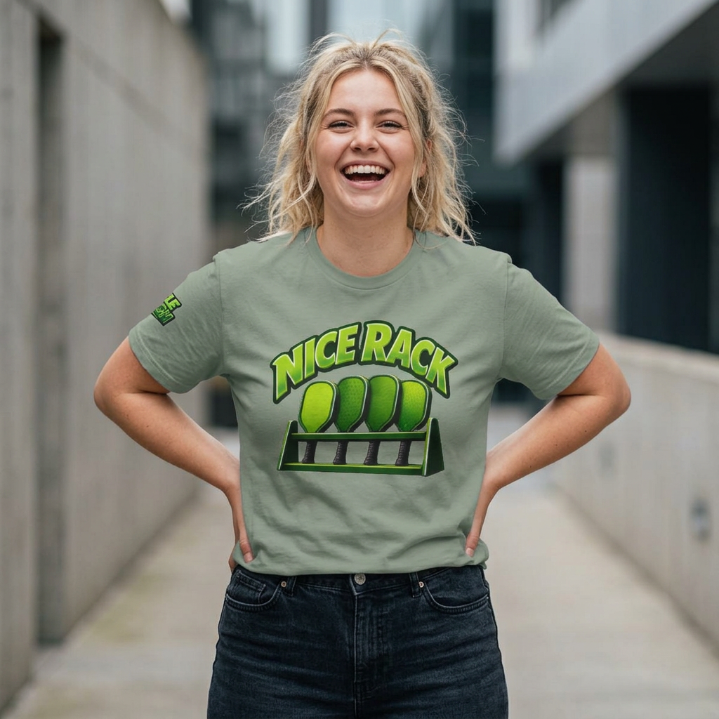"Nice Rack" Women's Pickleball  T-Shirt — Performance T-Shirt