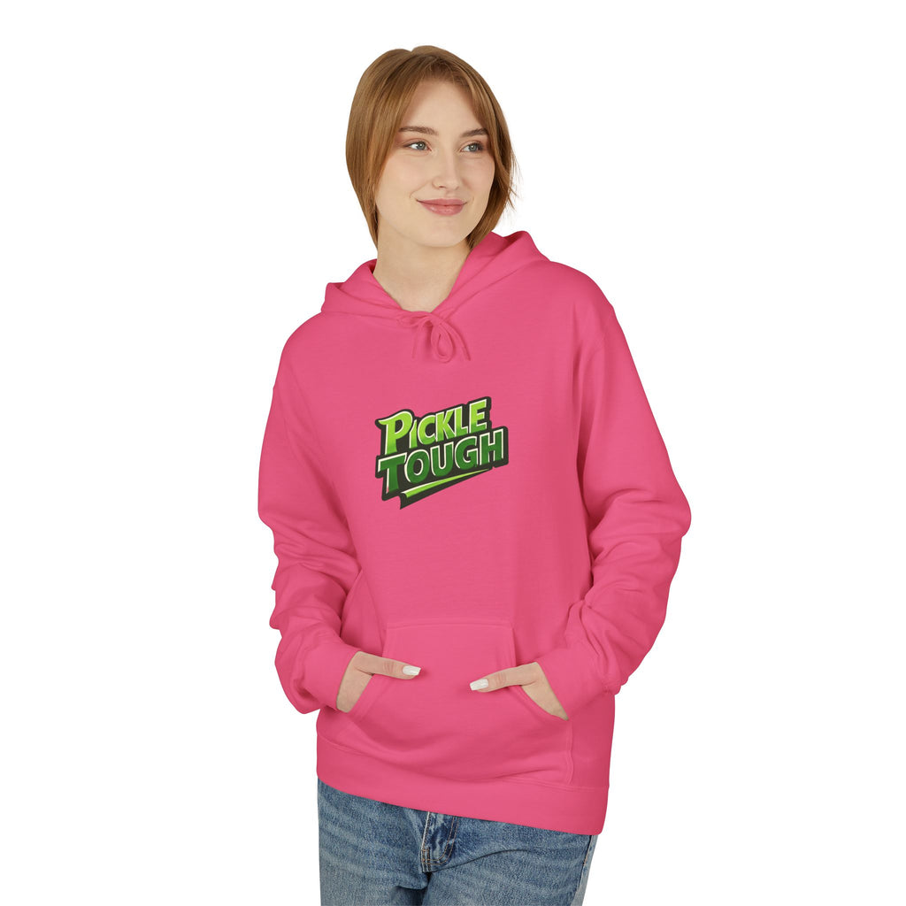 Pickle Tough Logo  Pickleball Hoodie - Hooded Sweatshirt Pullover