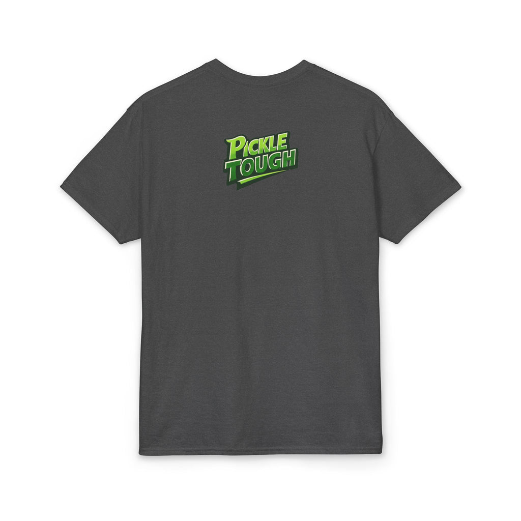 "You're About to Get Pickled!" Pickleball T-Shirt- Unisex DryBlend® Two Sided T-Shirt