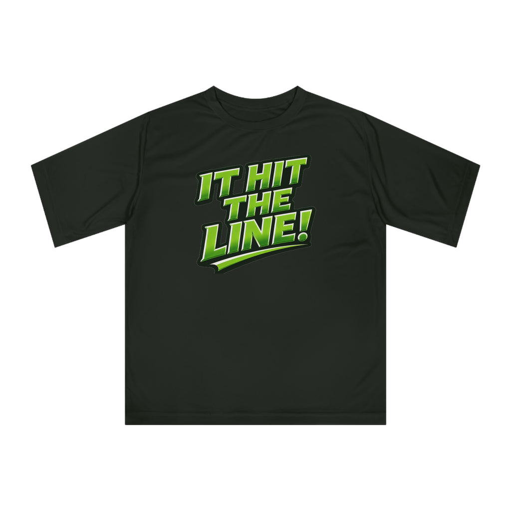 "'It Hit The Line!" Pickleball T-Shirt —Unisex - Performance Two Sided T-shirt