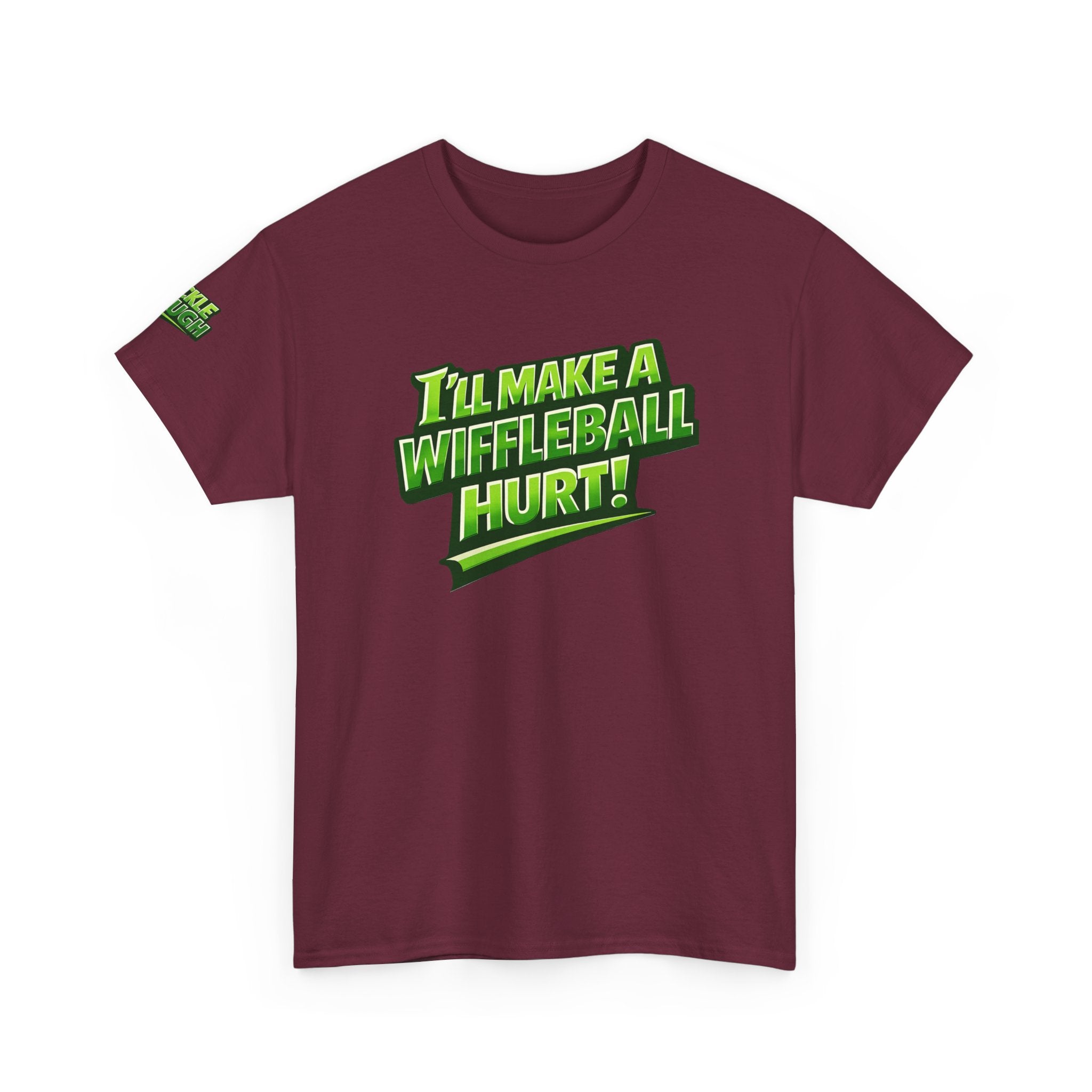 "I’ll Make a Wiffleball Hurt" Pickleball T-Shirt - 100% Cotton Two Sided T-Shirt Unisex