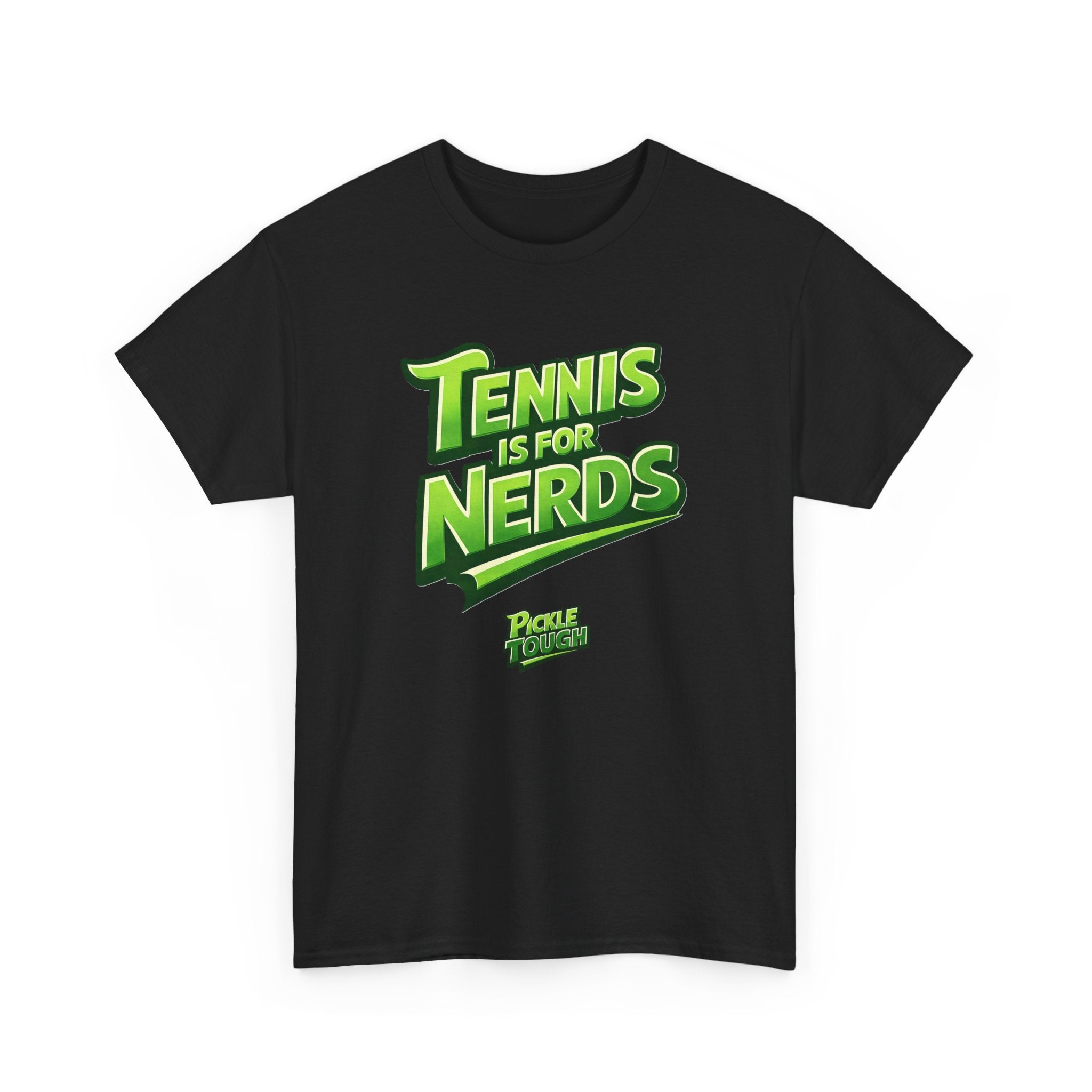 "Tennis Is for Nerds" Pickleball T-Shirt — 100% Cotton T-Shirt Unisex