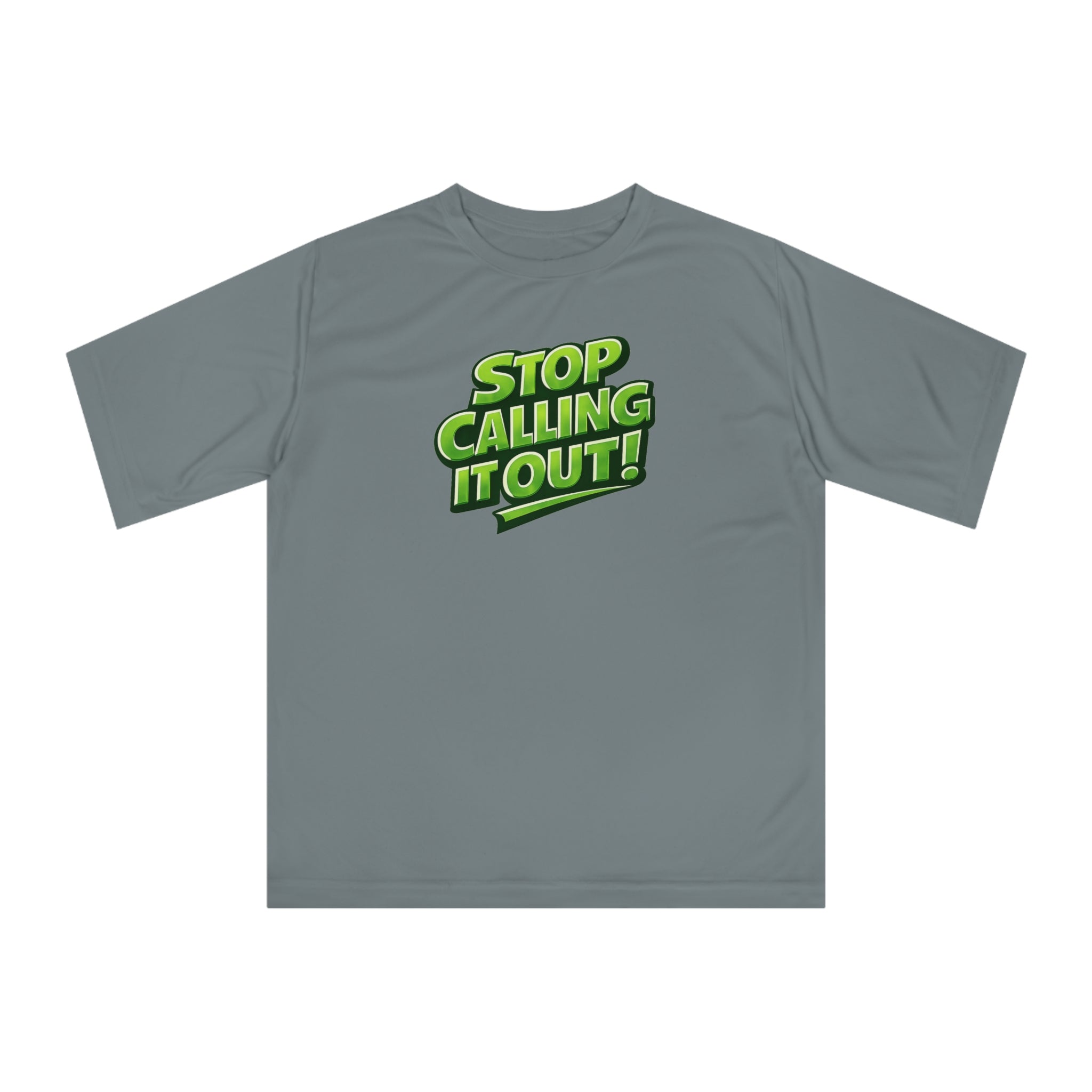 "Stop Calling It Out" Pickleball T-Shirt | Performance Unisex Two Sided T-Shirt