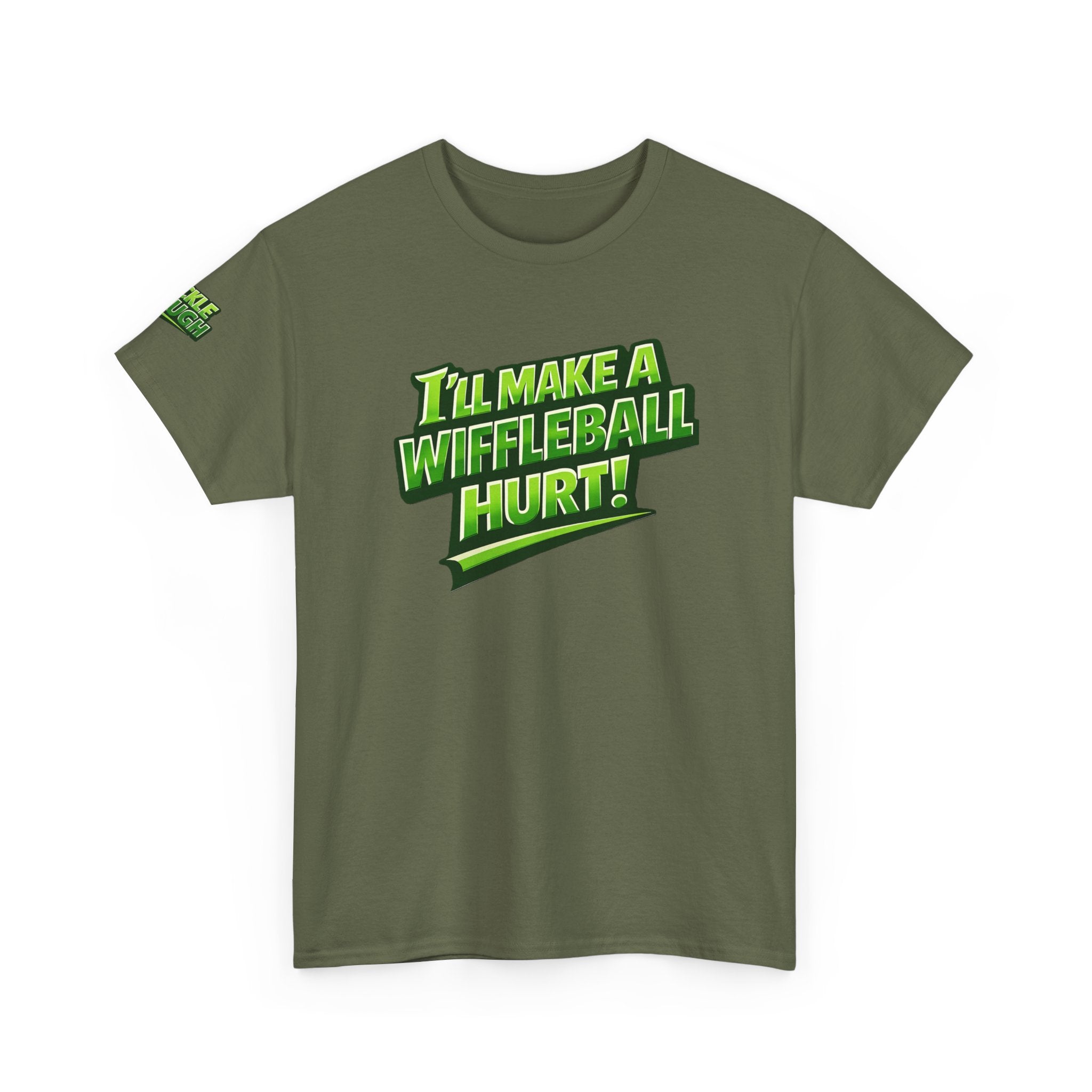 "I’ll Make a Wiffleball Hurt" Pickleball T-Shirt - 100% Cotton Two Sided T-Shirt Unisex