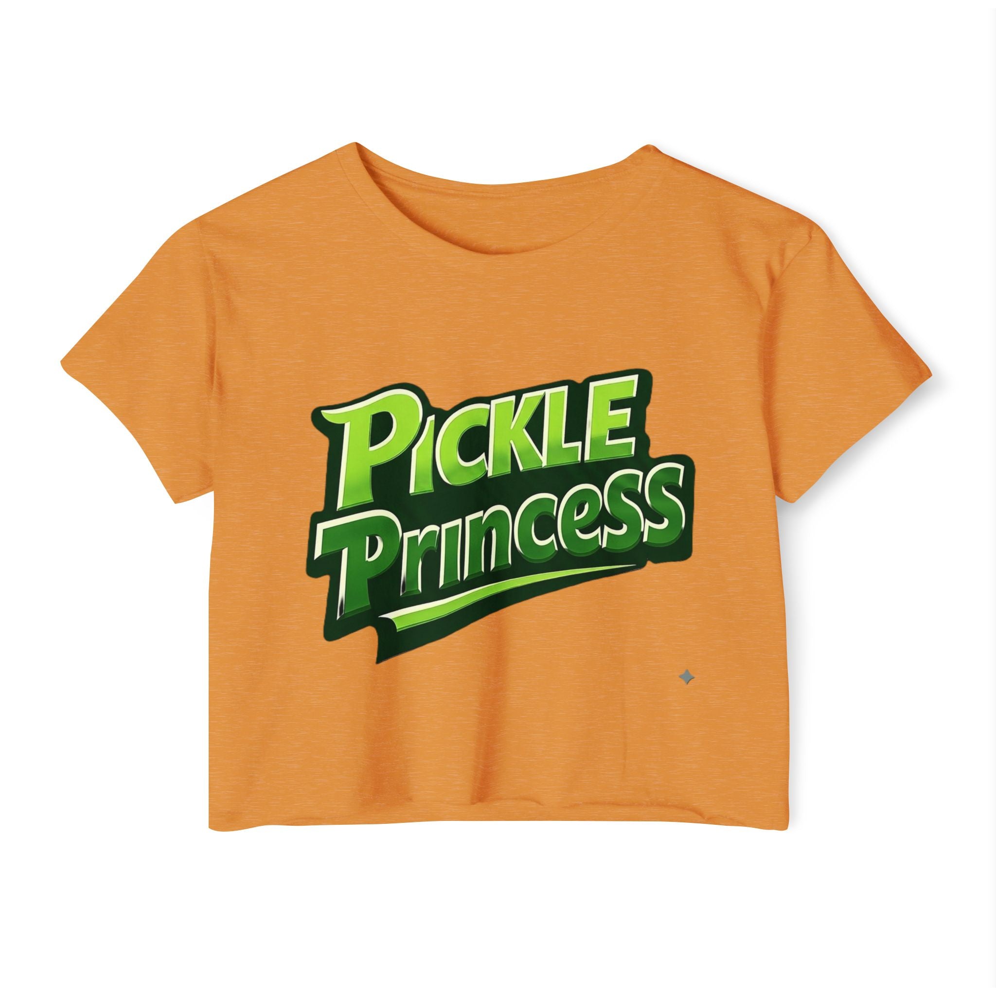 Pickle Princess Crop Top — Women's Festival Graphic Tee