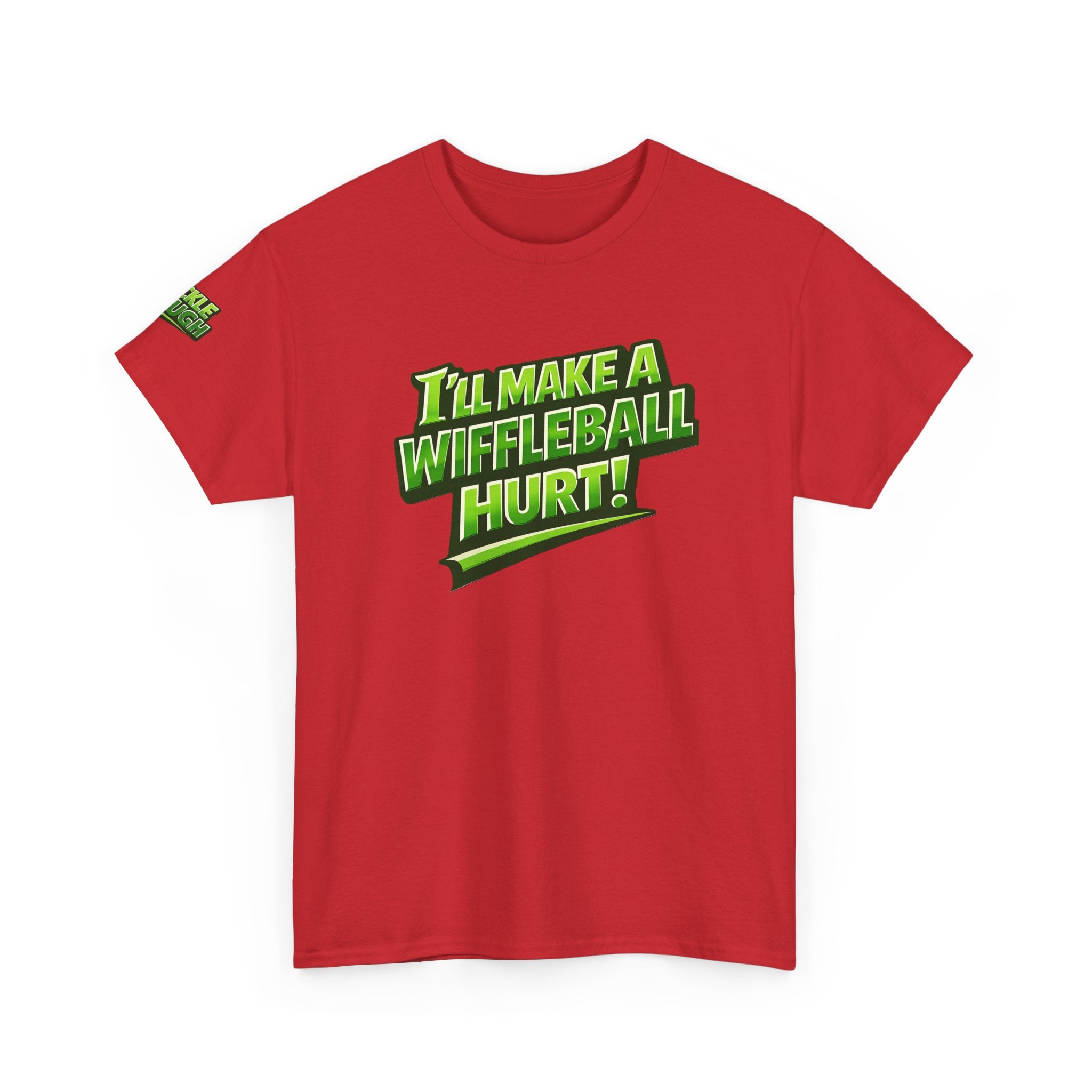 "I’ll Make a Wiffleball Hurt" Pickleball T-Shirt - 100% Cotton Two Sided T-Shirt Unisex