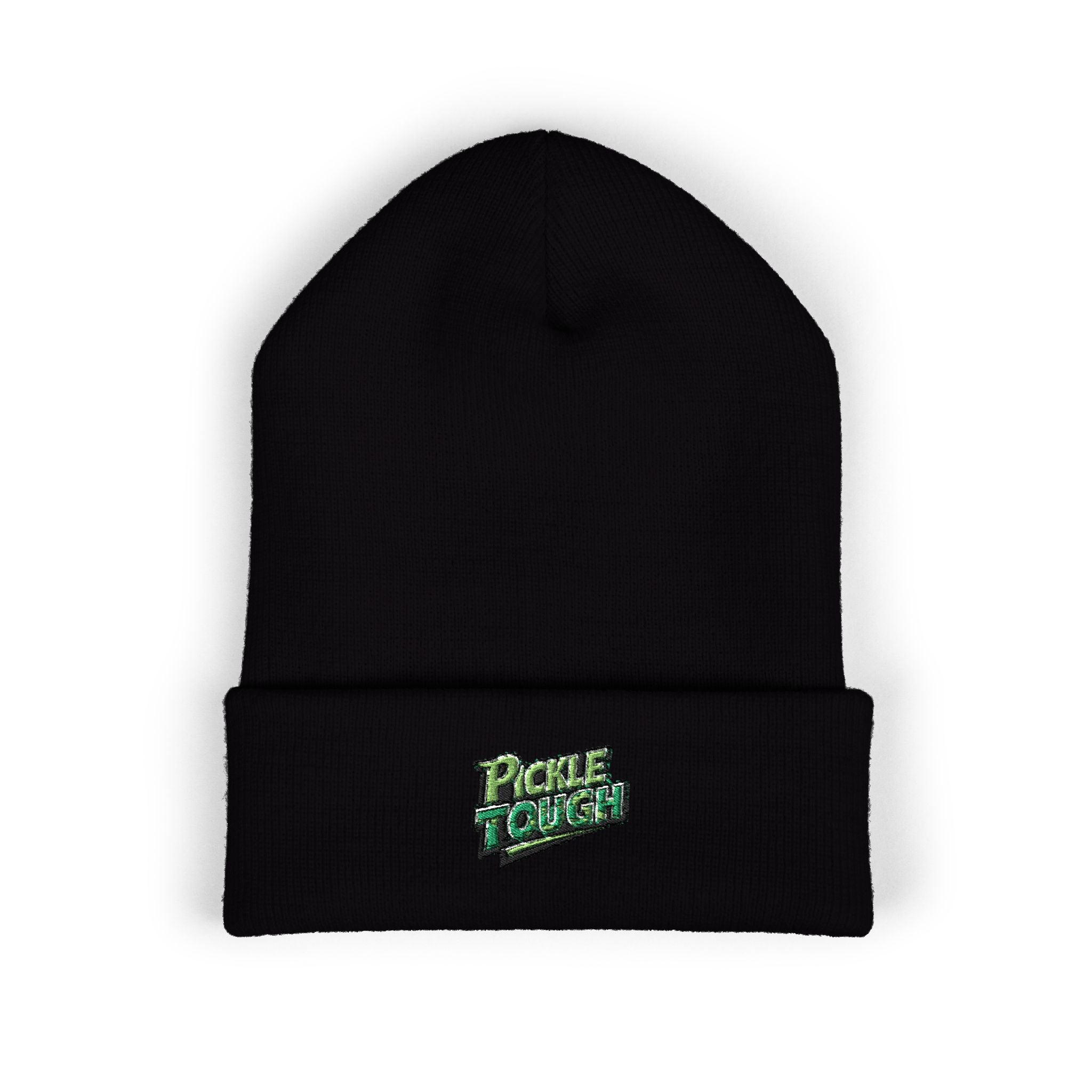 Pickle Tough Logo Beanie — Classic Knit Winter Hat