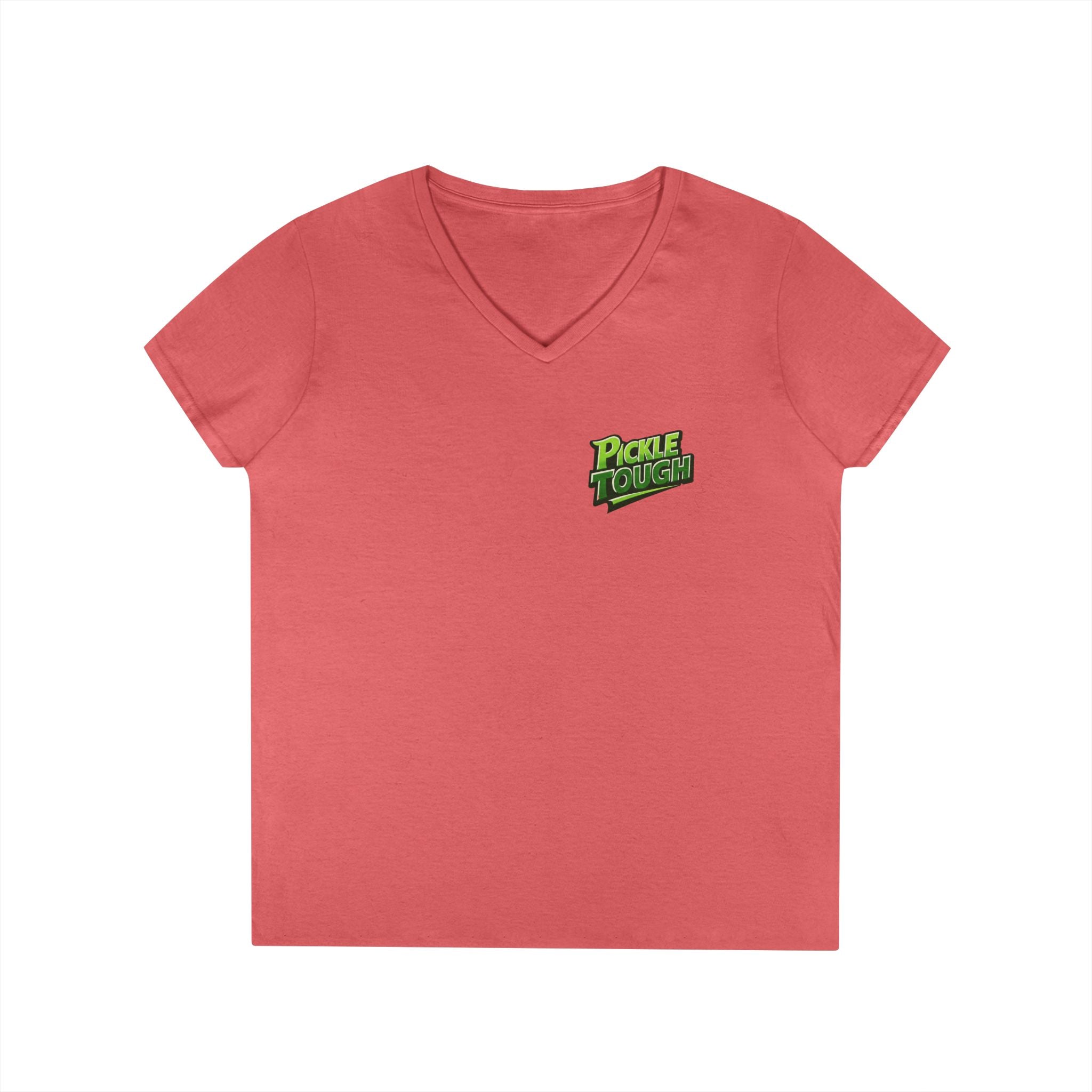 Pickle Tough Logo T-Shirt —  Ladies' V-Neck
