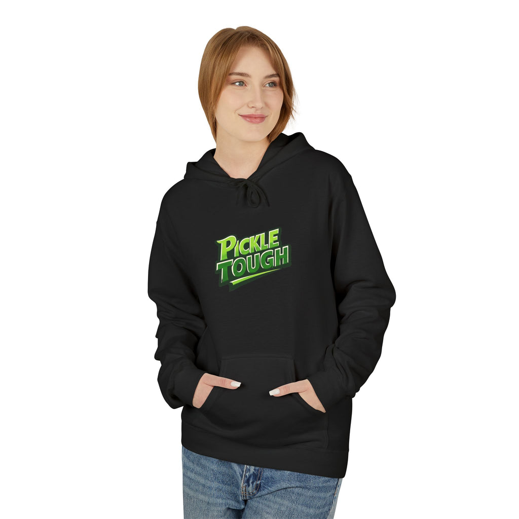 Pickle Tough Logo  Pickleball Hoodie - Hooded Sweatshirt Pullover
