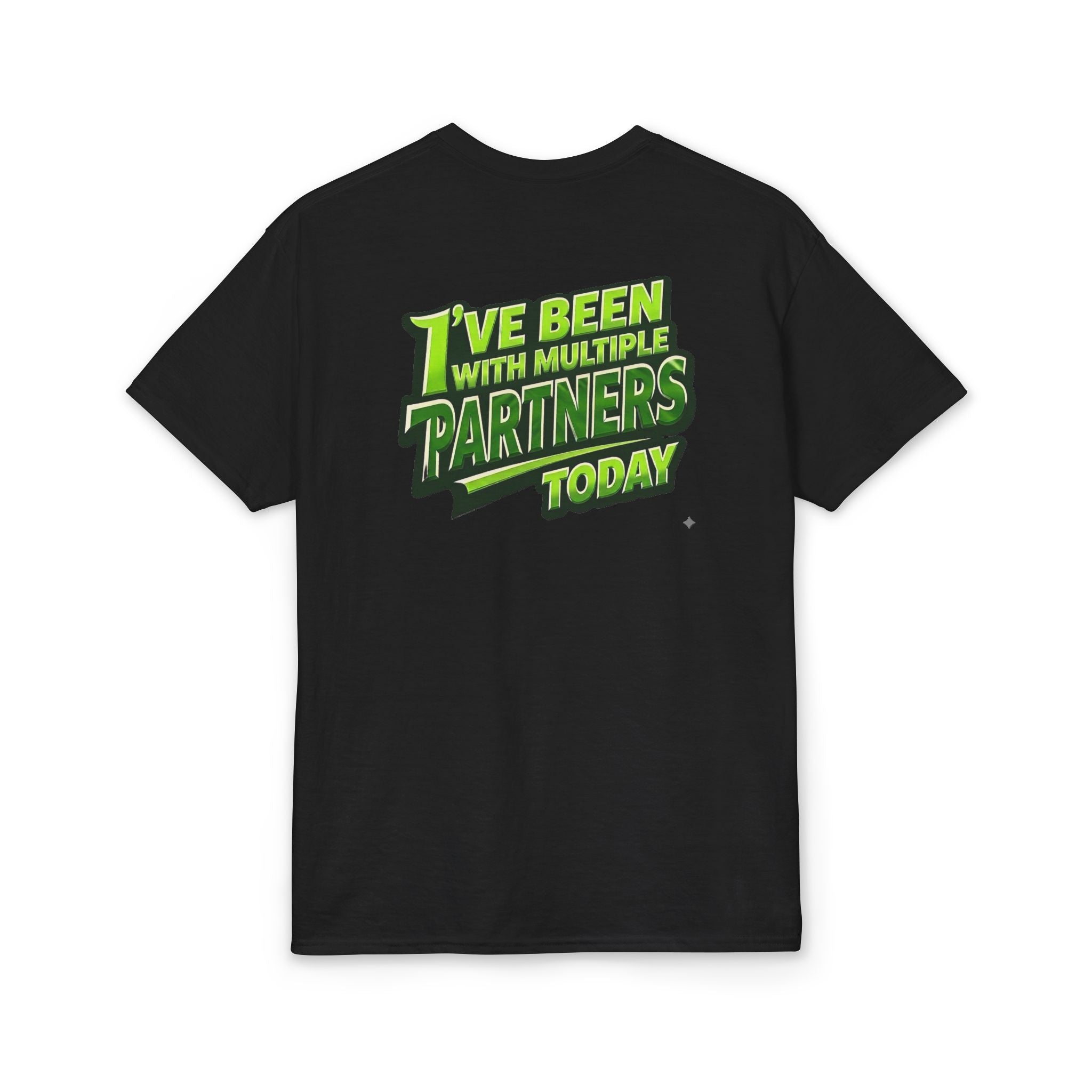 “I’ve Been With Multiple Partners Today” Pickleball T-Shirt — Unisex DryBlend® T-Shirt Two Sided