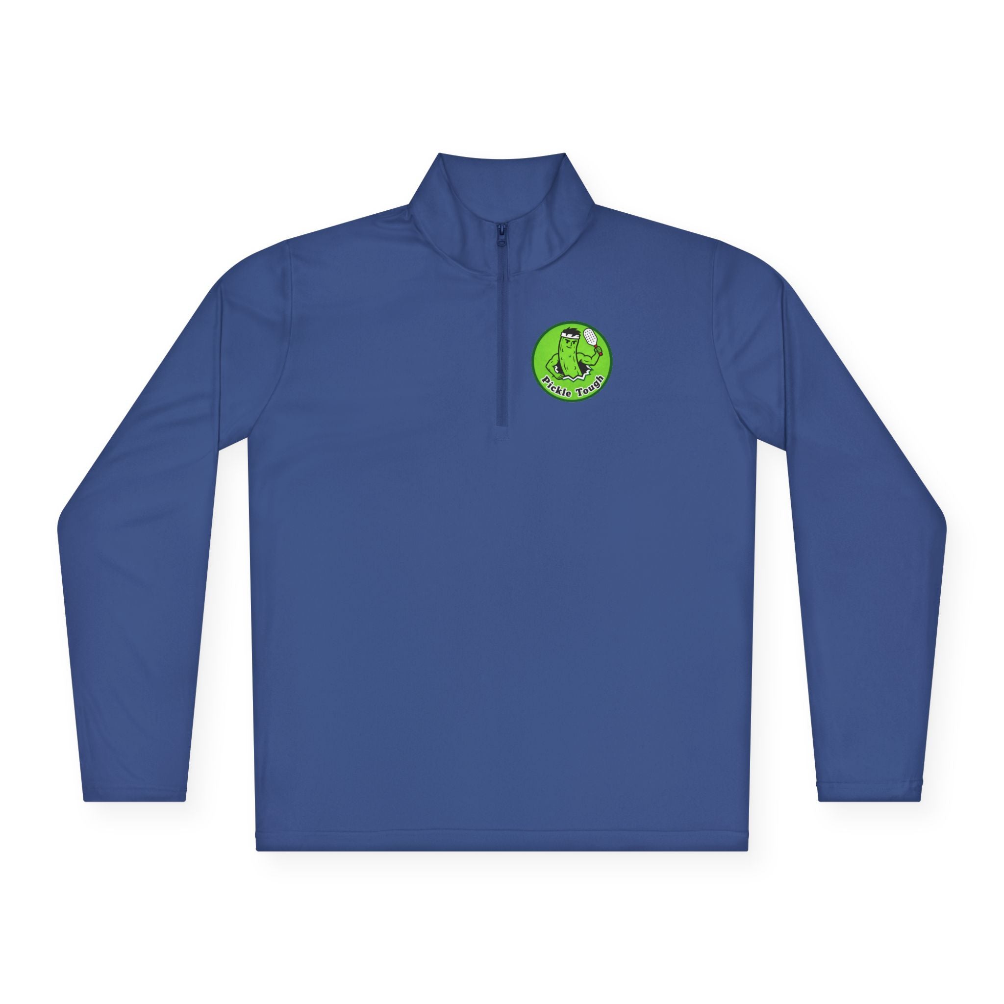 Pickle Man Retro Logo Quarter-Zip Pullover | Quarter-Zip Long Sleave Shirt Unisex