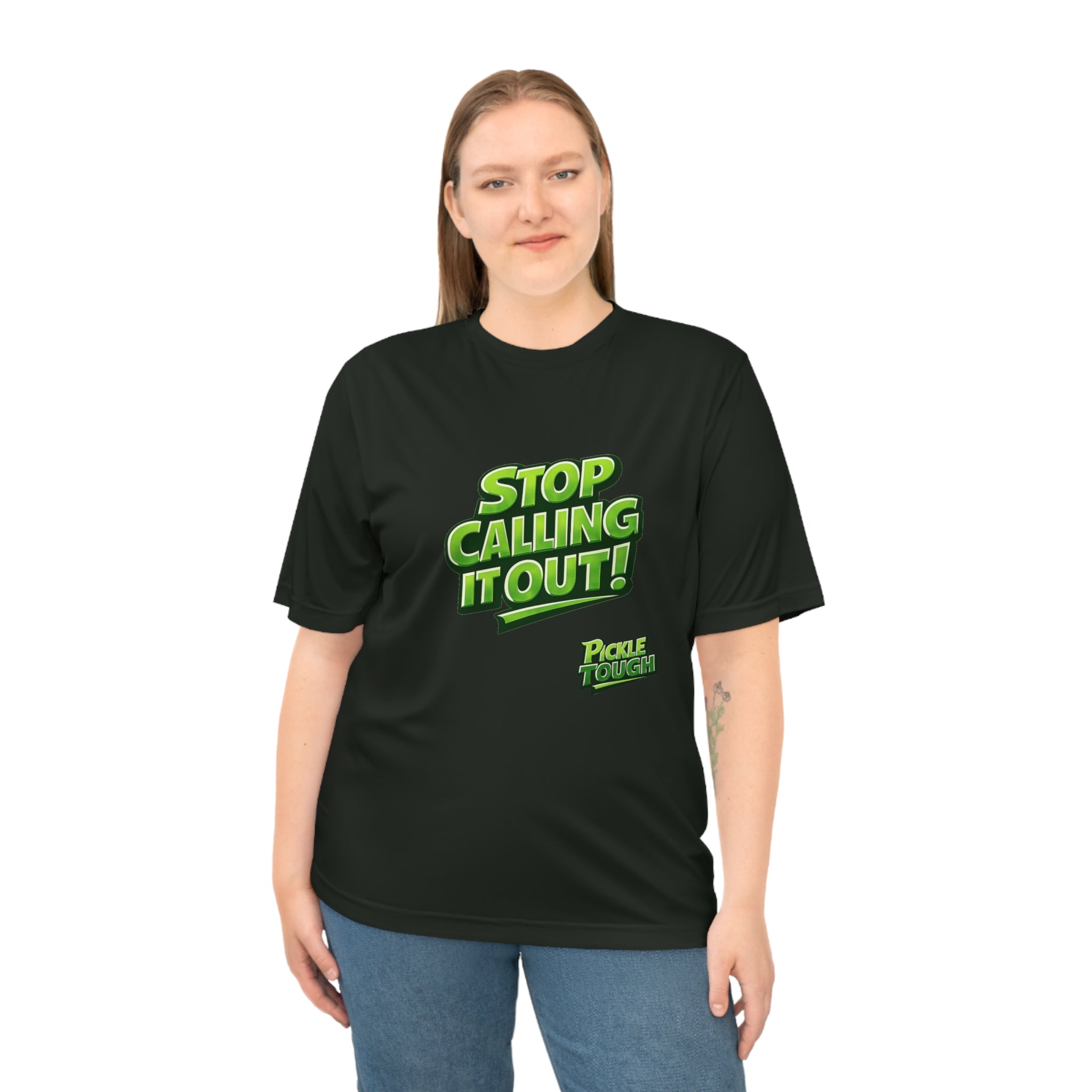"Stop Calling It Out" Pickleball T-Shirt | Performance Unisex