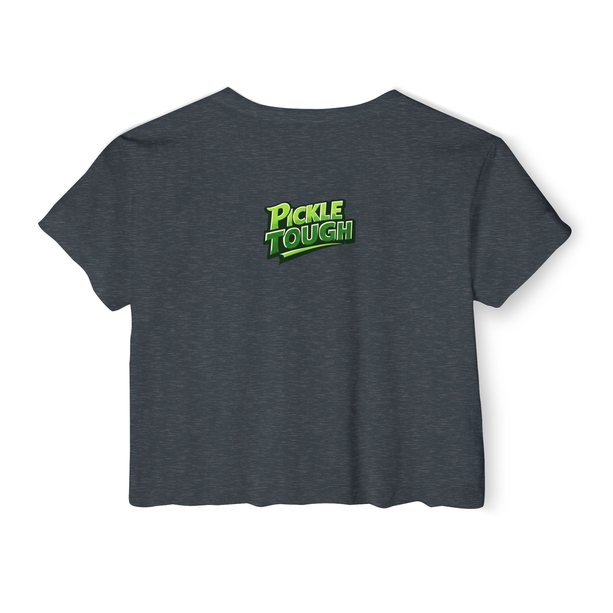 "I Look Good Beating You" Pickleball Two Sided Crop Top