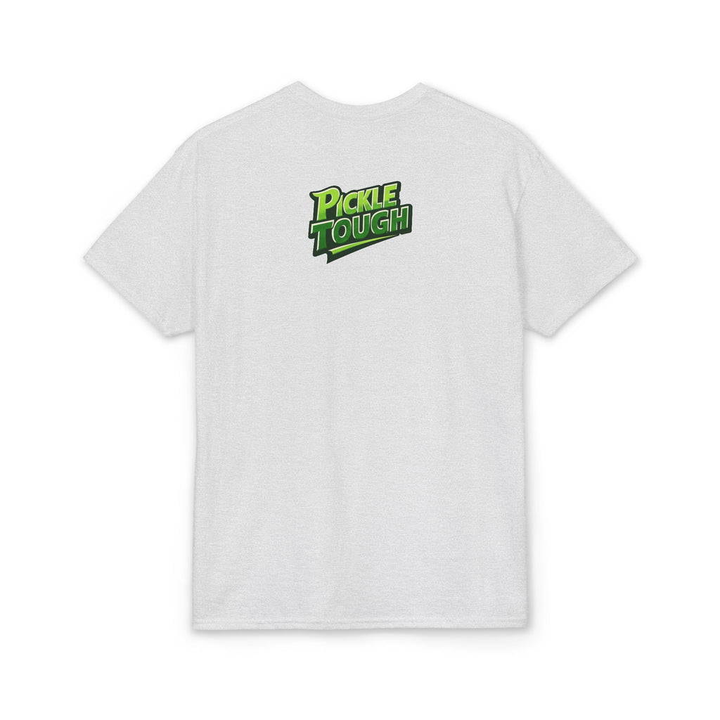 "You're About to Get Pickled!" Pickleball T-Shirt- Unisex DryBlend® Two Sided T-Shirt