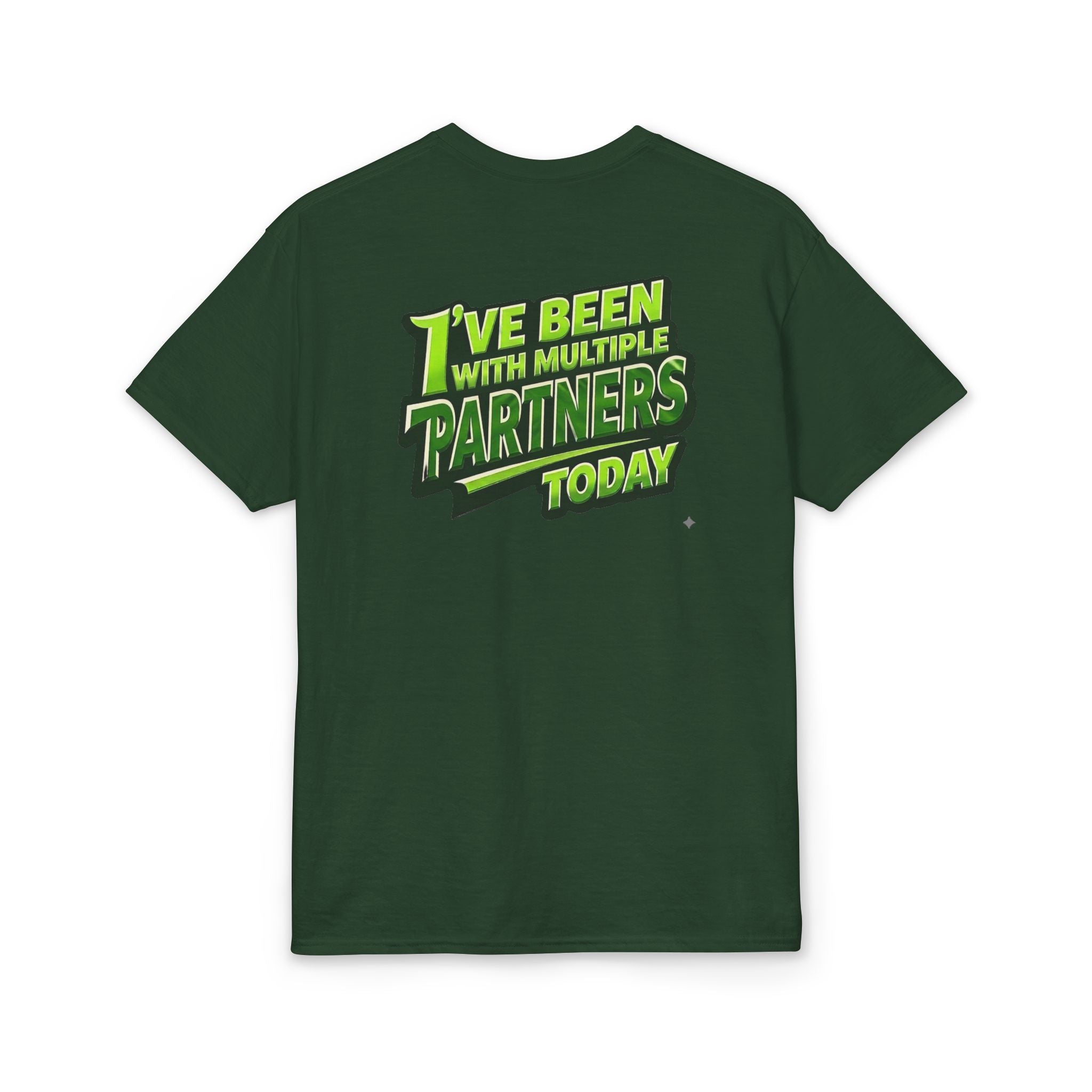 “I’ve Been With Multiple Partners Today” Pickleball T-Shirt — Unisex DryBlend® T-Shirt Two Sided