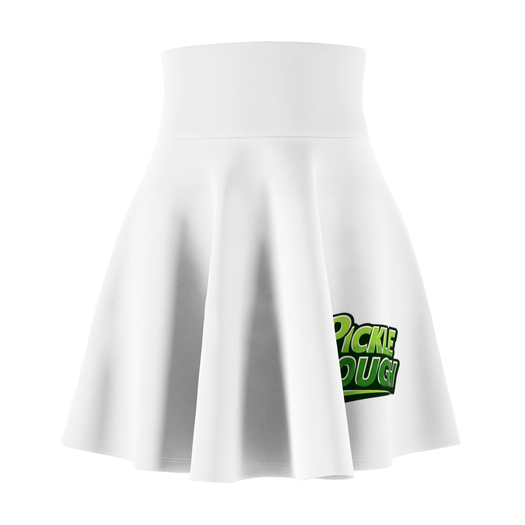 Pickle Tough Logo Pickleball Skirt- Women's Skater Skirt (AOP)