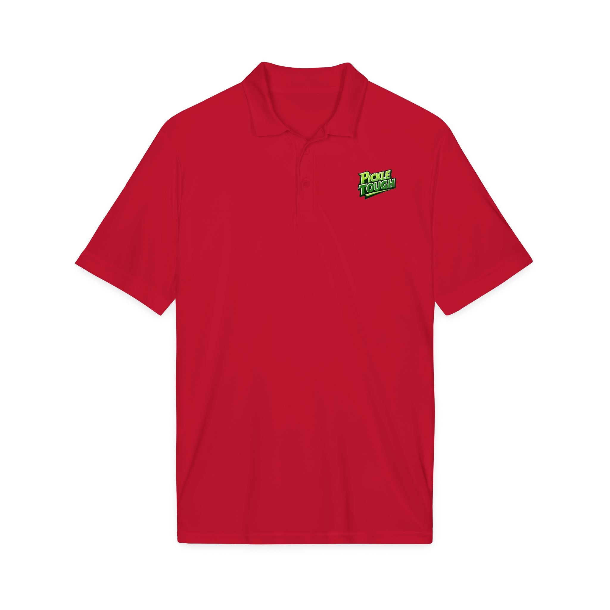 Pickle Tough Logo Pickleball Polo-PosiCharge® Competitor™ Polo