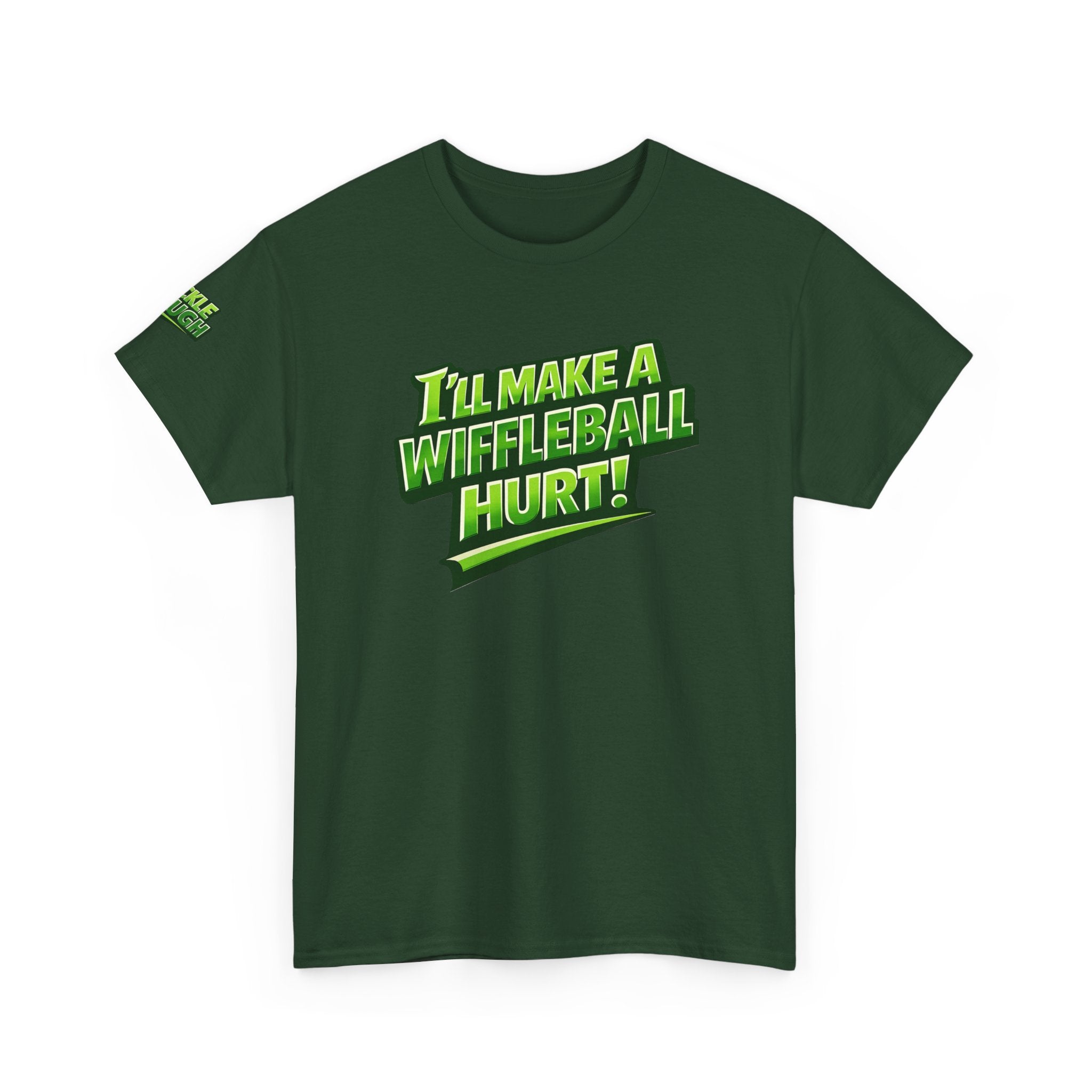 "I’ll Make a Wiffleball Hurt" Pickleball T-Shirt - 100% Cotton Two Sided T-Shirt Unisex
