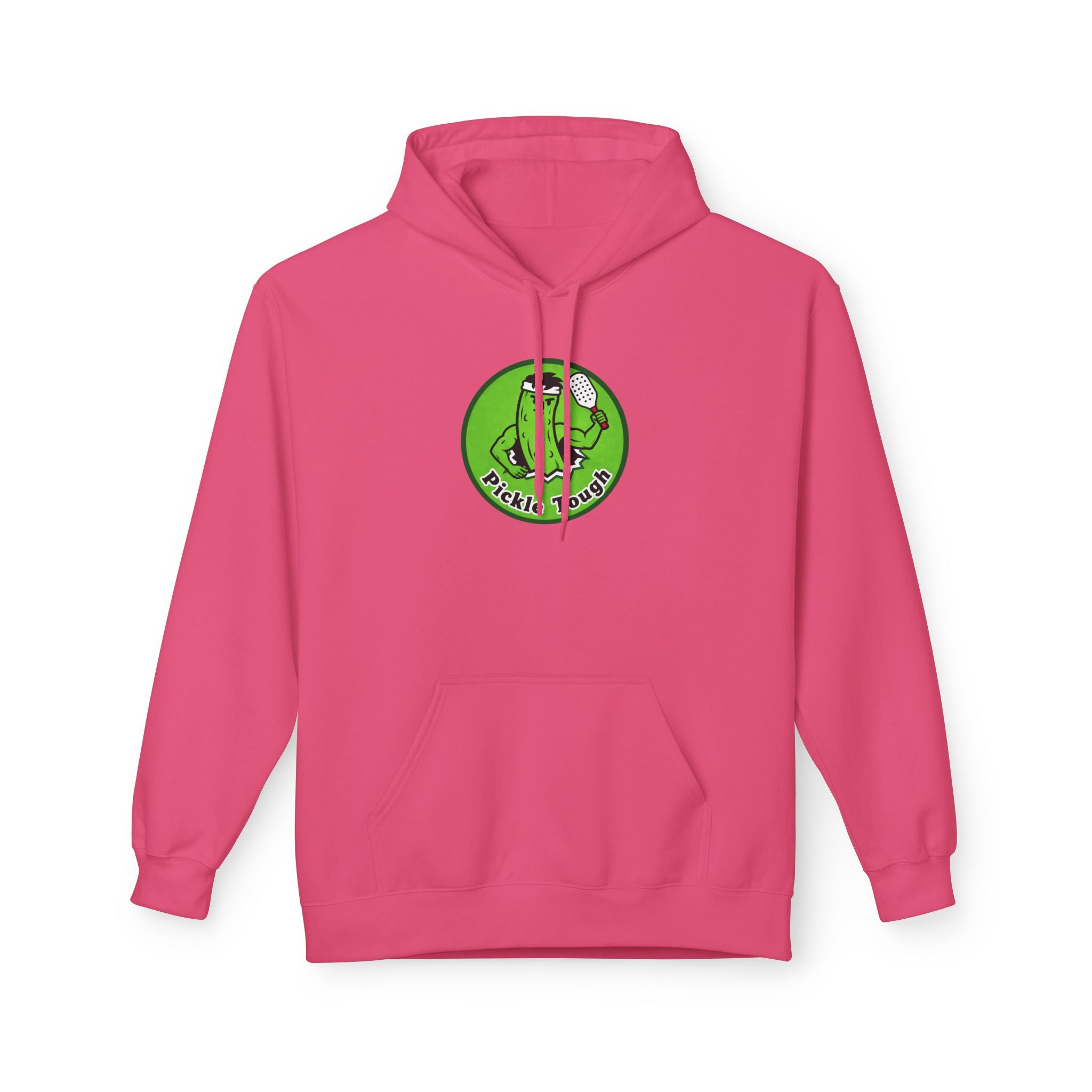 Retro Pickle Man Pickleball Hoodie -  Hooded Sweatshirt Pullover