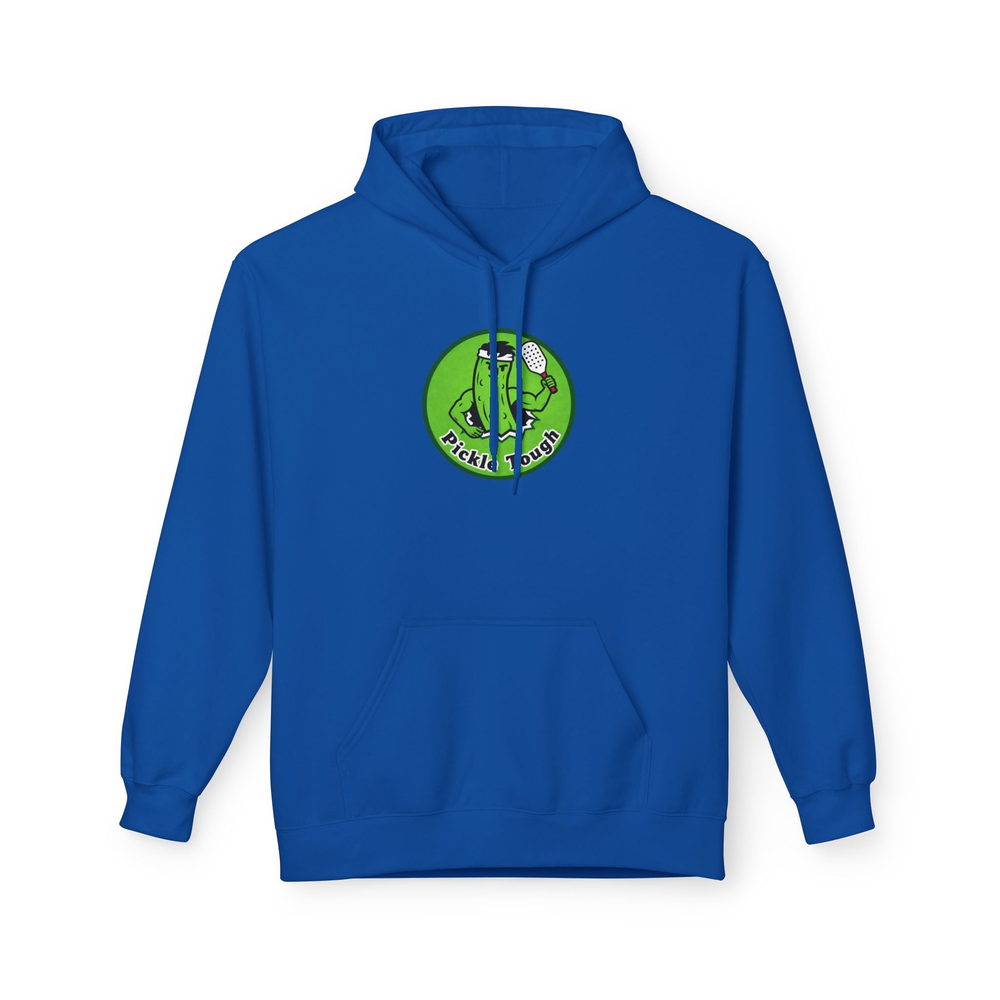 Retro Pickle Man Pickleball Hoodie -  Hooded Sweatshirt Pullover
