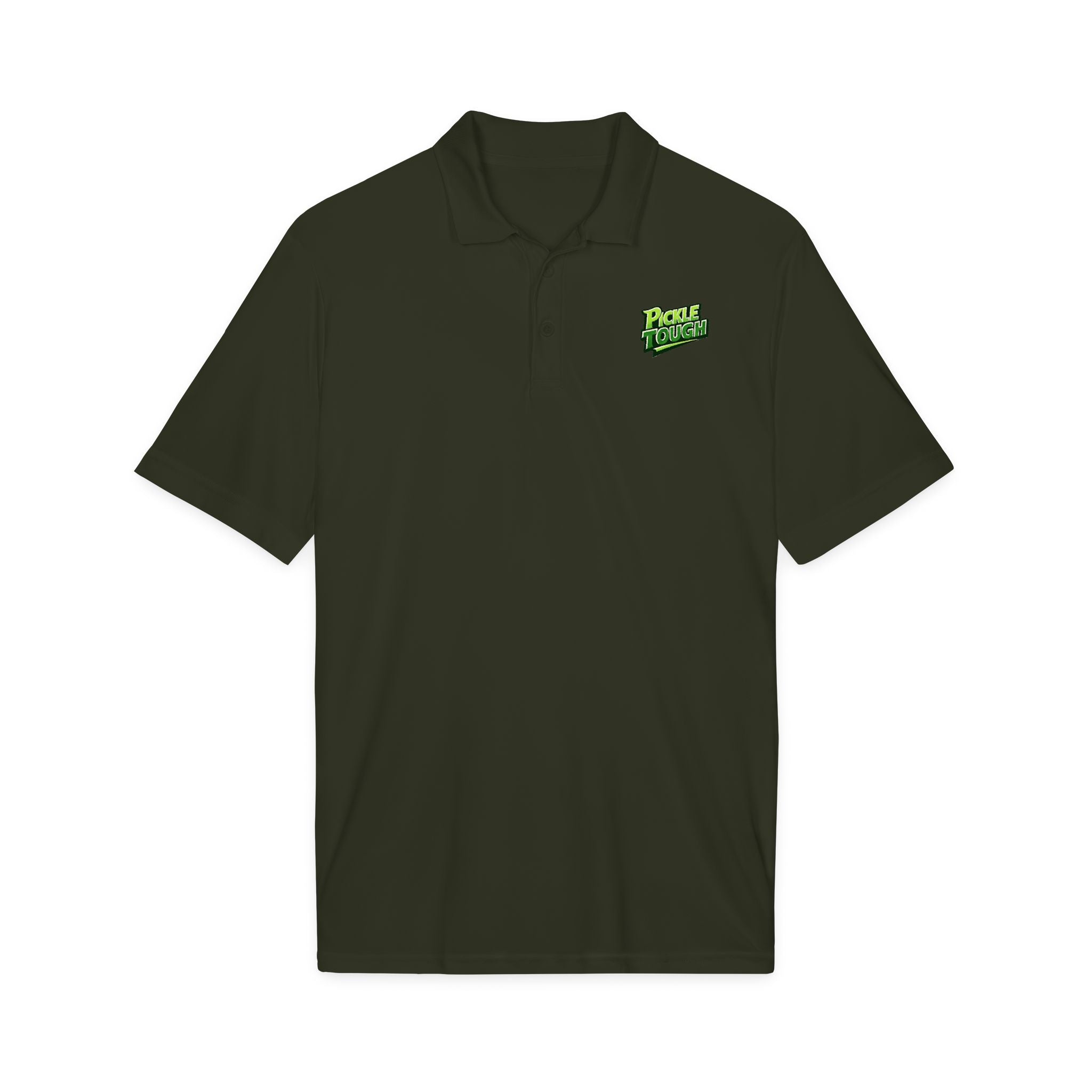 Pickle Tough Logo Pickleball Polo-PosiCharge® Competitor™ Polo
