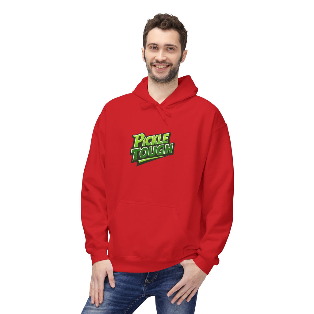 Pickle Tough Logo  Pickleball Hoodie - Hooded Sweatshirt Pullover