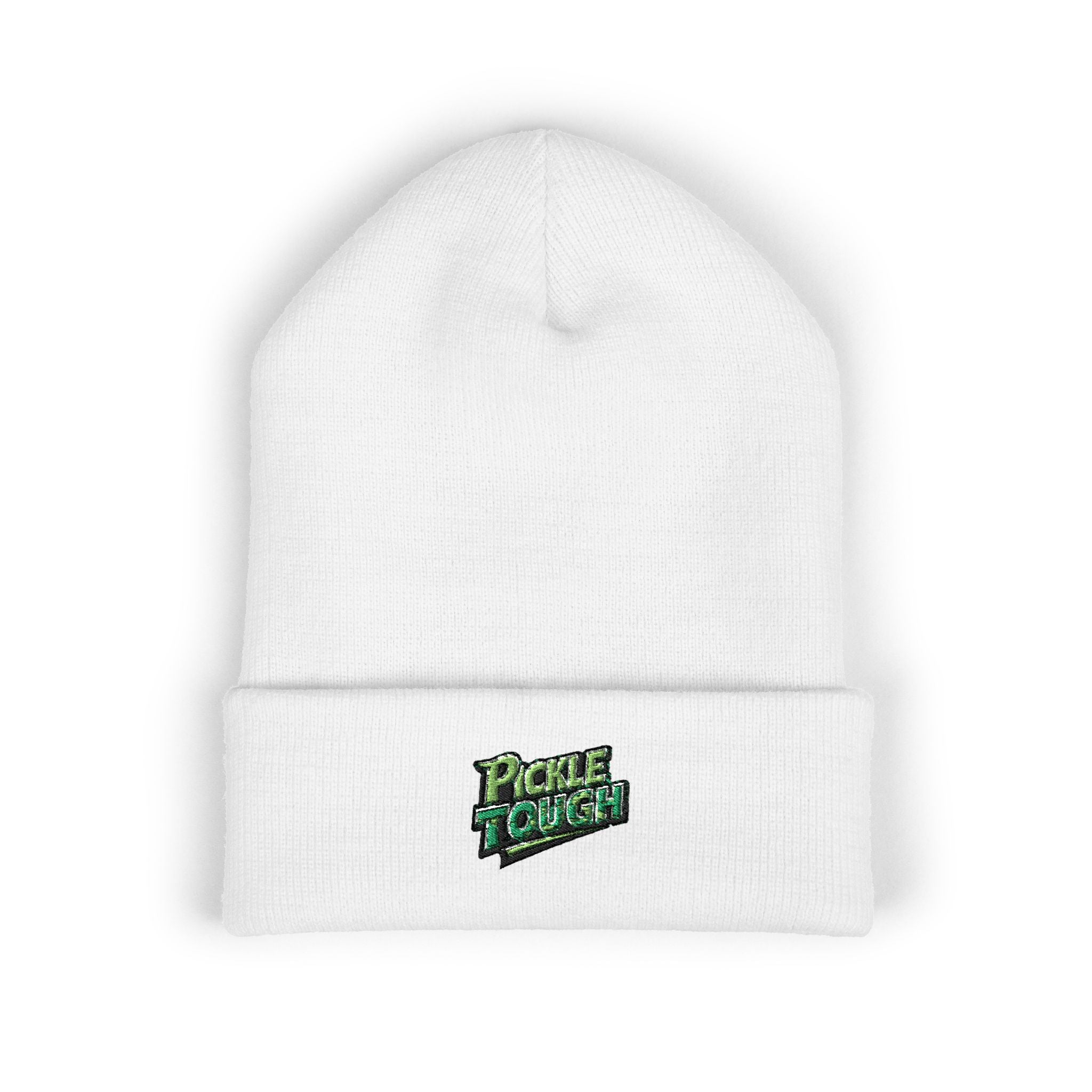 Pickle Tough Logo Beanie — Classic Knit Winter Hat