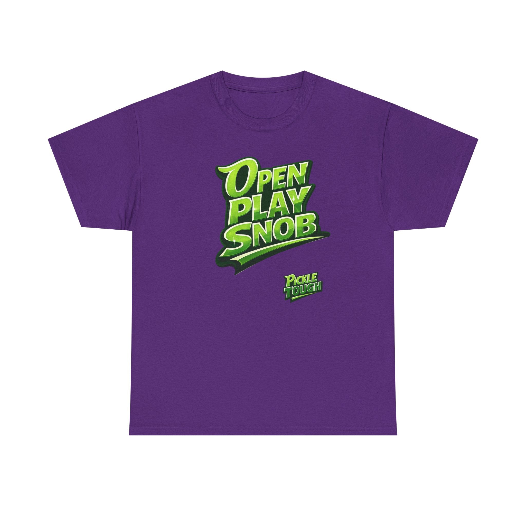 "Open Play Snob" Pickleball T-Shirt- 100% Cotton T-Shirt Unisex