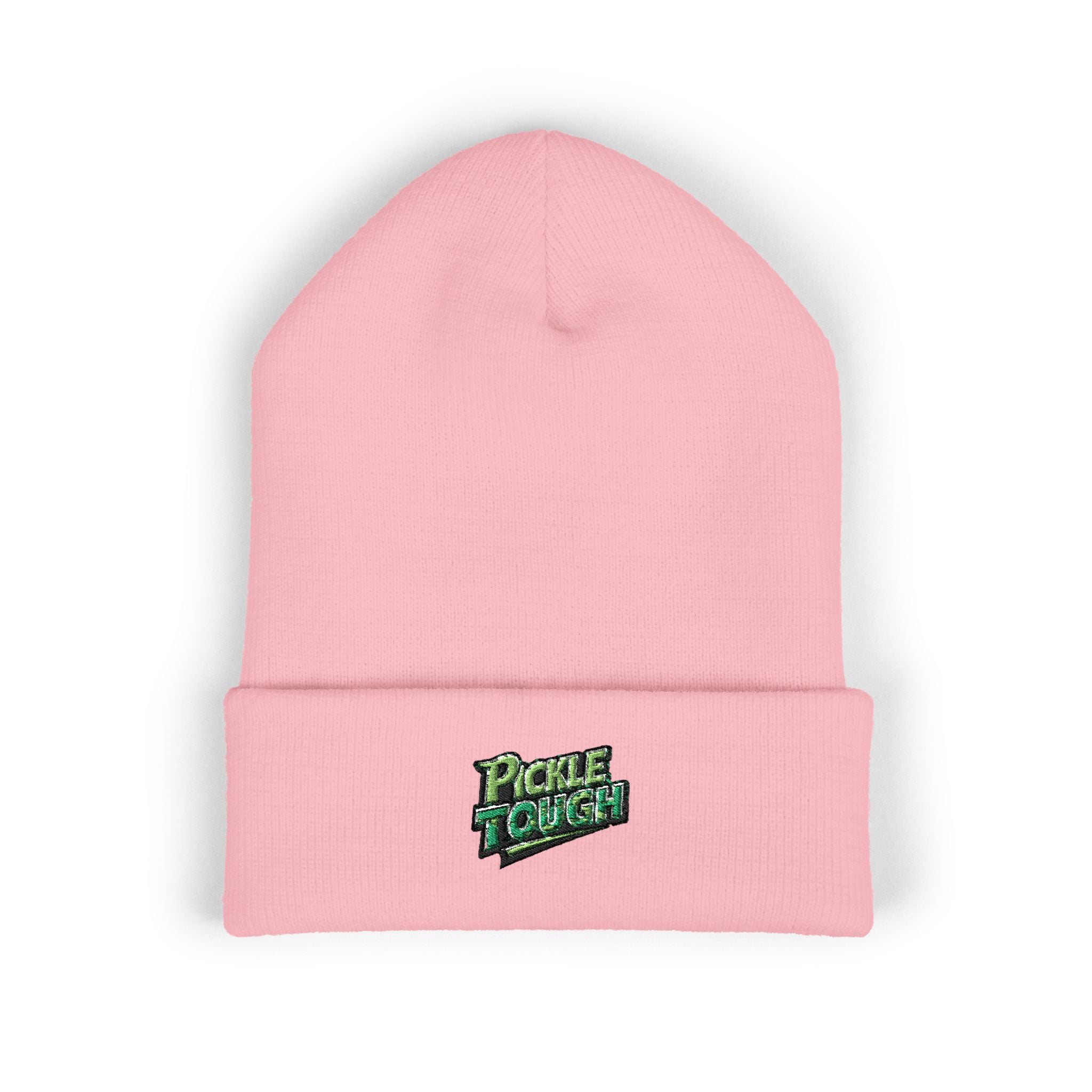 Pickle Tough Logo Beanie — Classic Knit Winter Hat