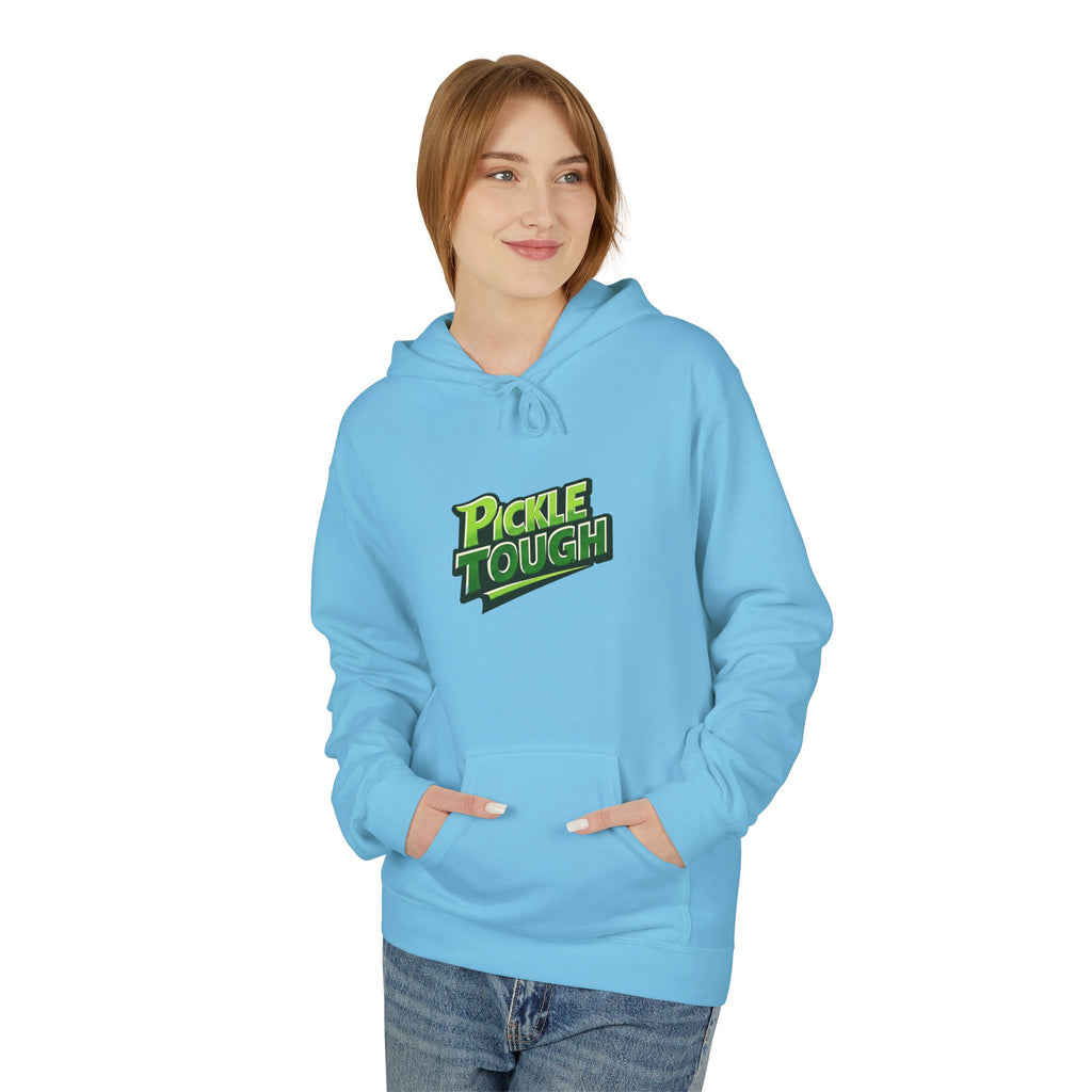 Pickle Tough Logo  Pickleball Hoodie - Hooded Sweatshirt Pullover
