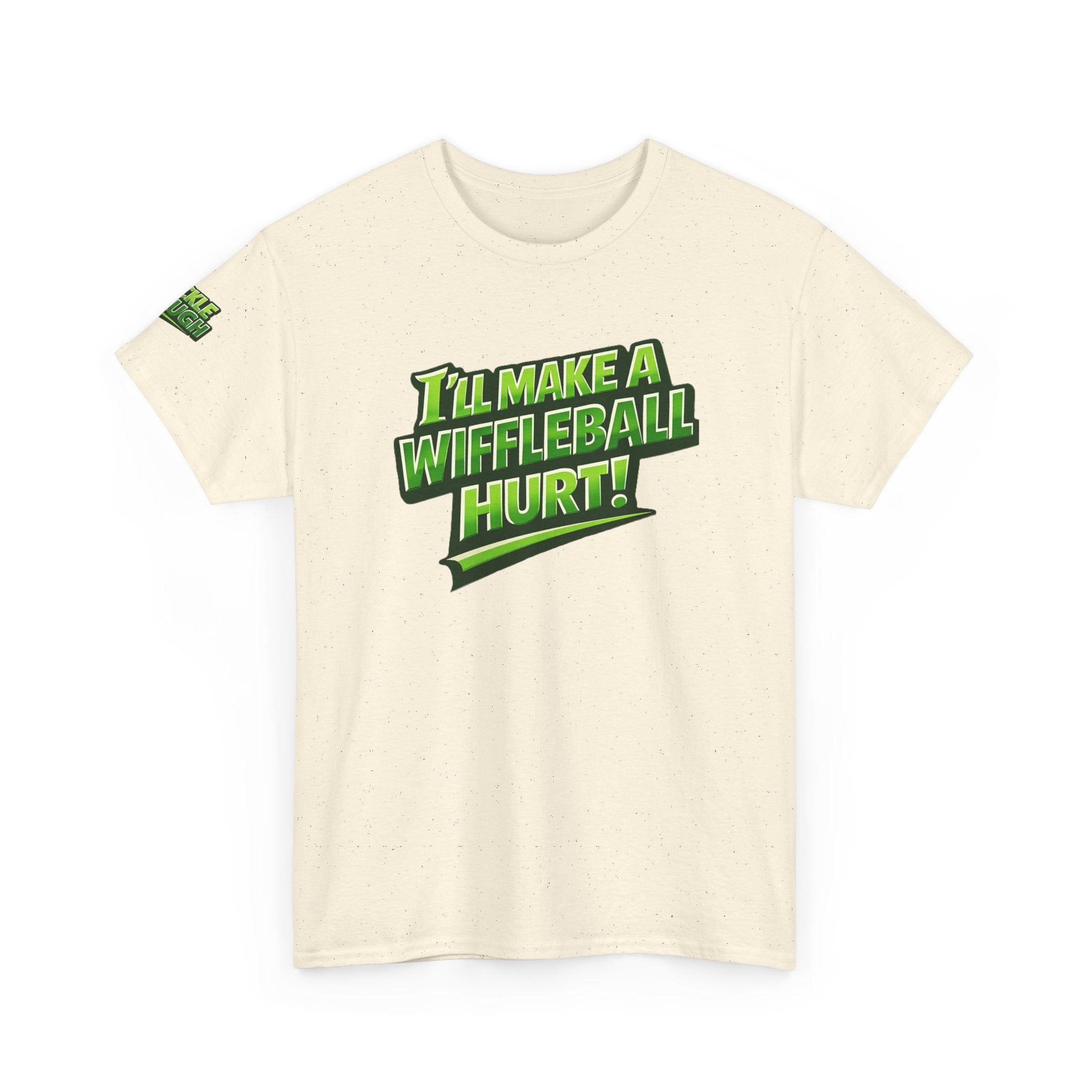 "I’ll Make a Wiffleball Hurt" Pickleball T-Shirt - 100% Cotton Two Sided T-Shirt Unisex