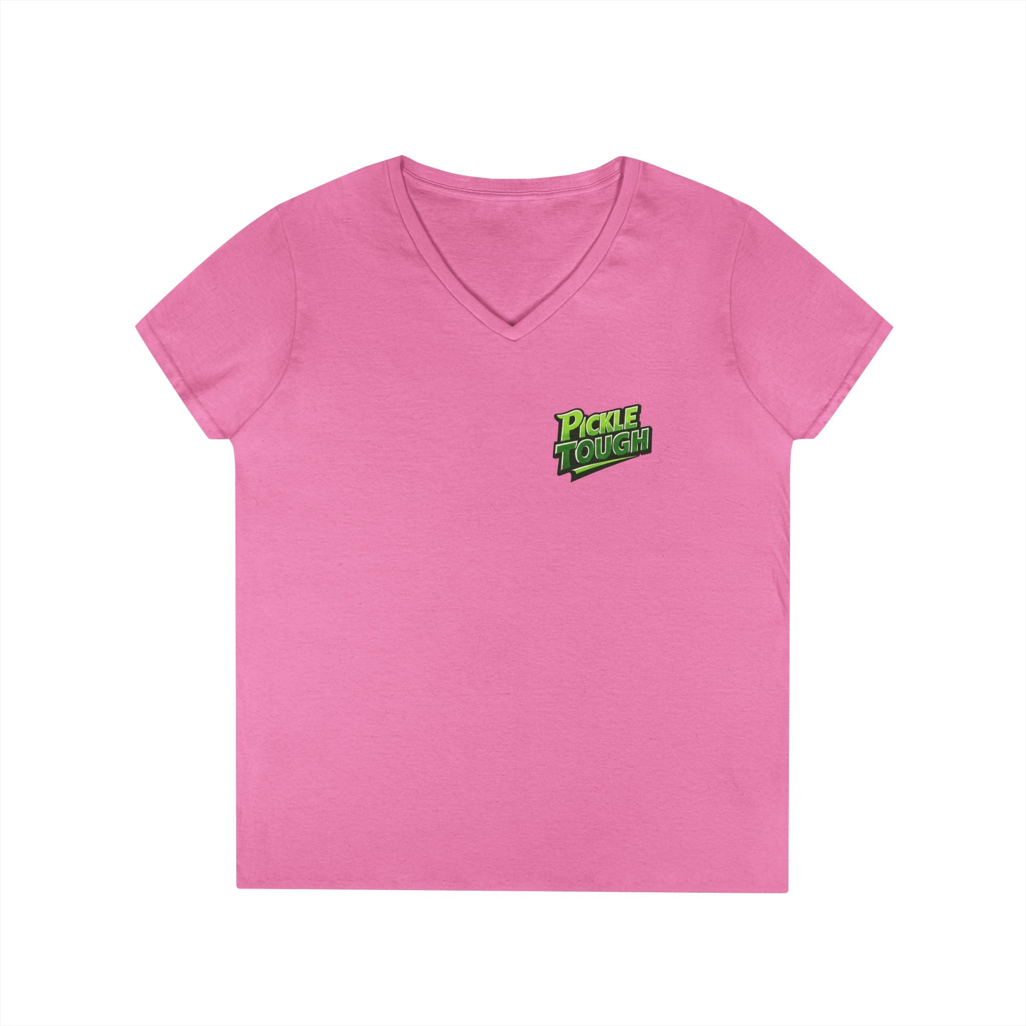 Pickle Tough Logo T-Shirt —  Ladies' V-Neck
