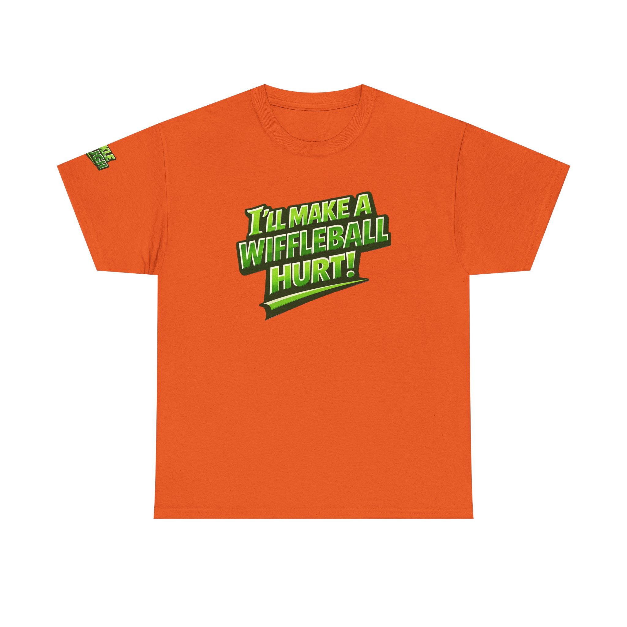 "I’ll Make a Wiffleball Hurt" Pickleball T-Shirt - 100% Cotton Two Sided T-Shirt Unisex