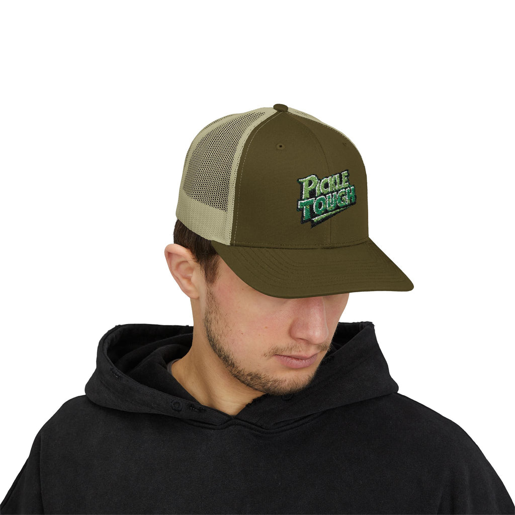 Pickle Tough Trucker Cap — Patch Snapback