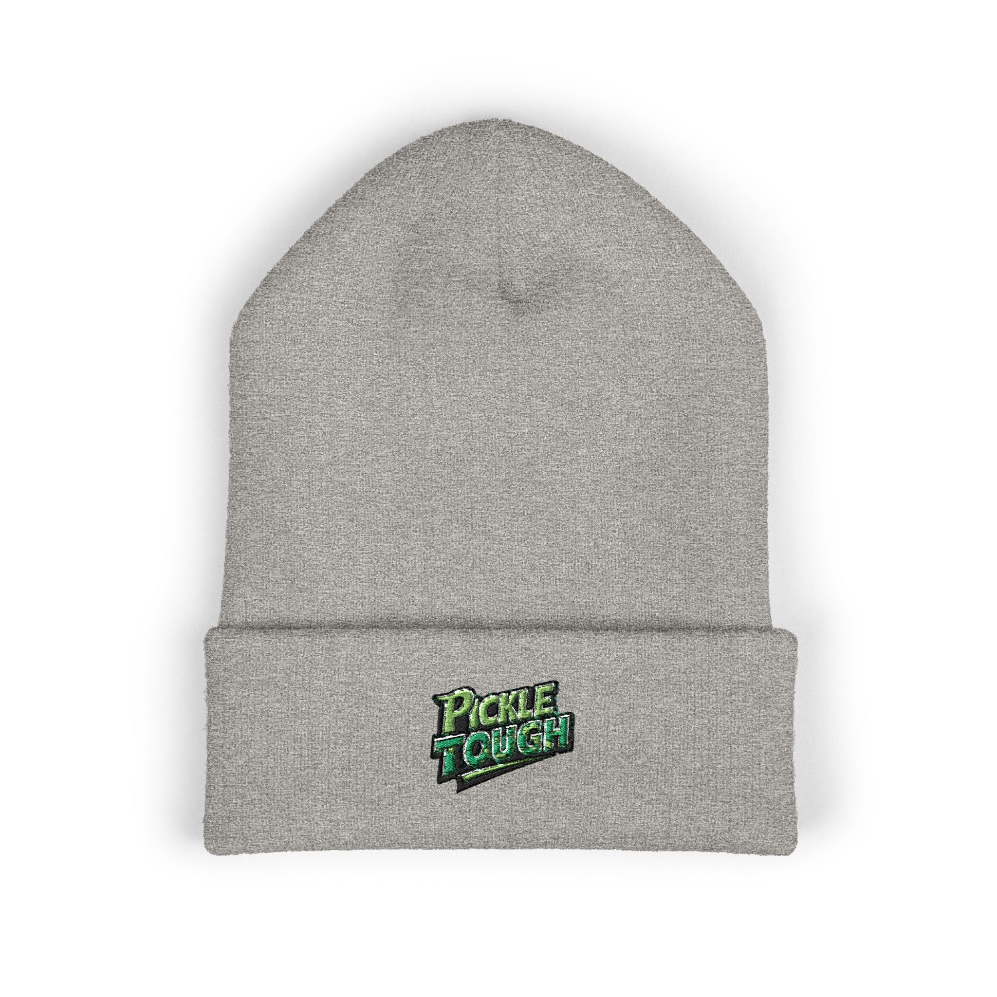 Pickle Tough Logo Beanie — Classic Knit Winter Hat