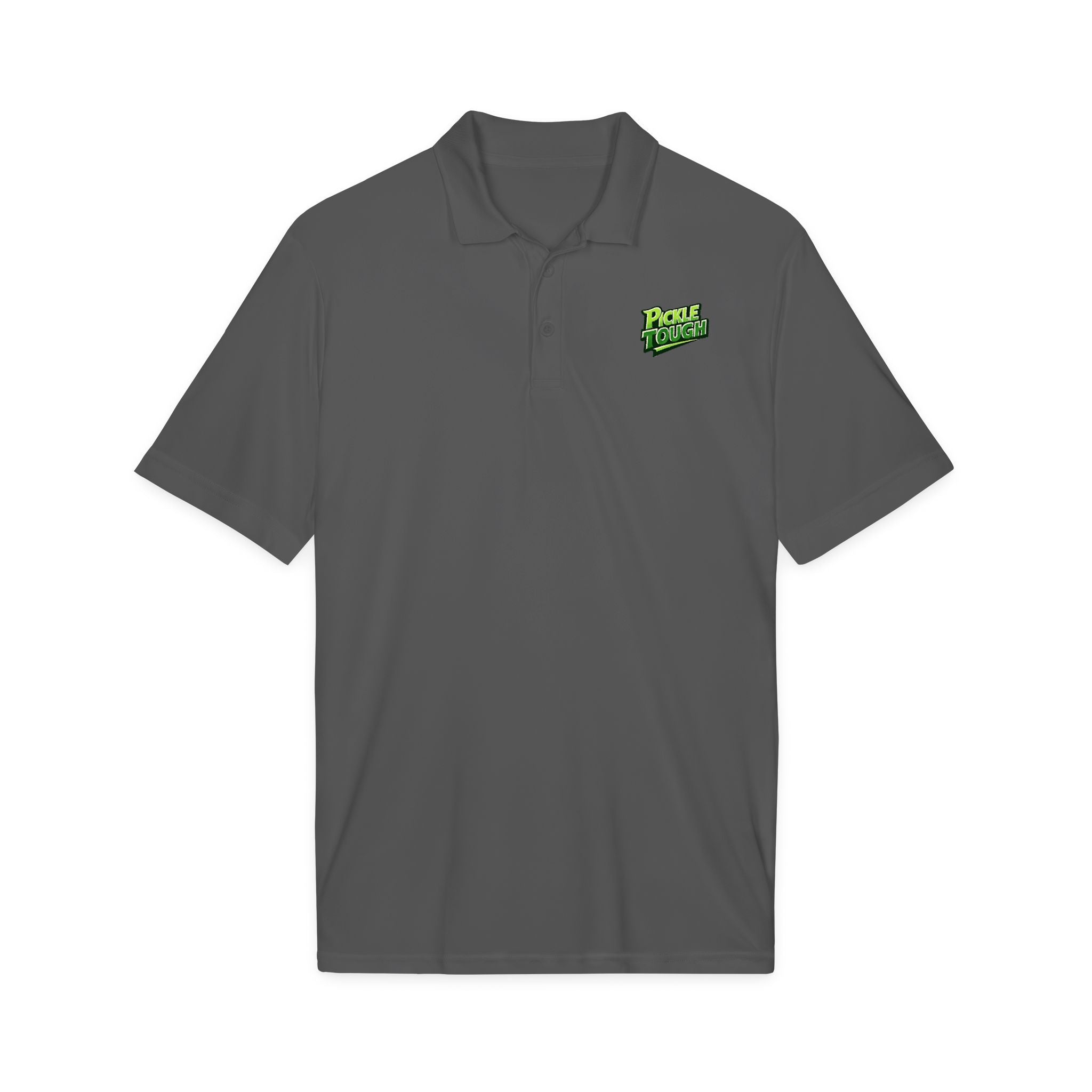 Pickle Tough Logo Pickleball Polo-PosiCharge® Competitor™ Polo