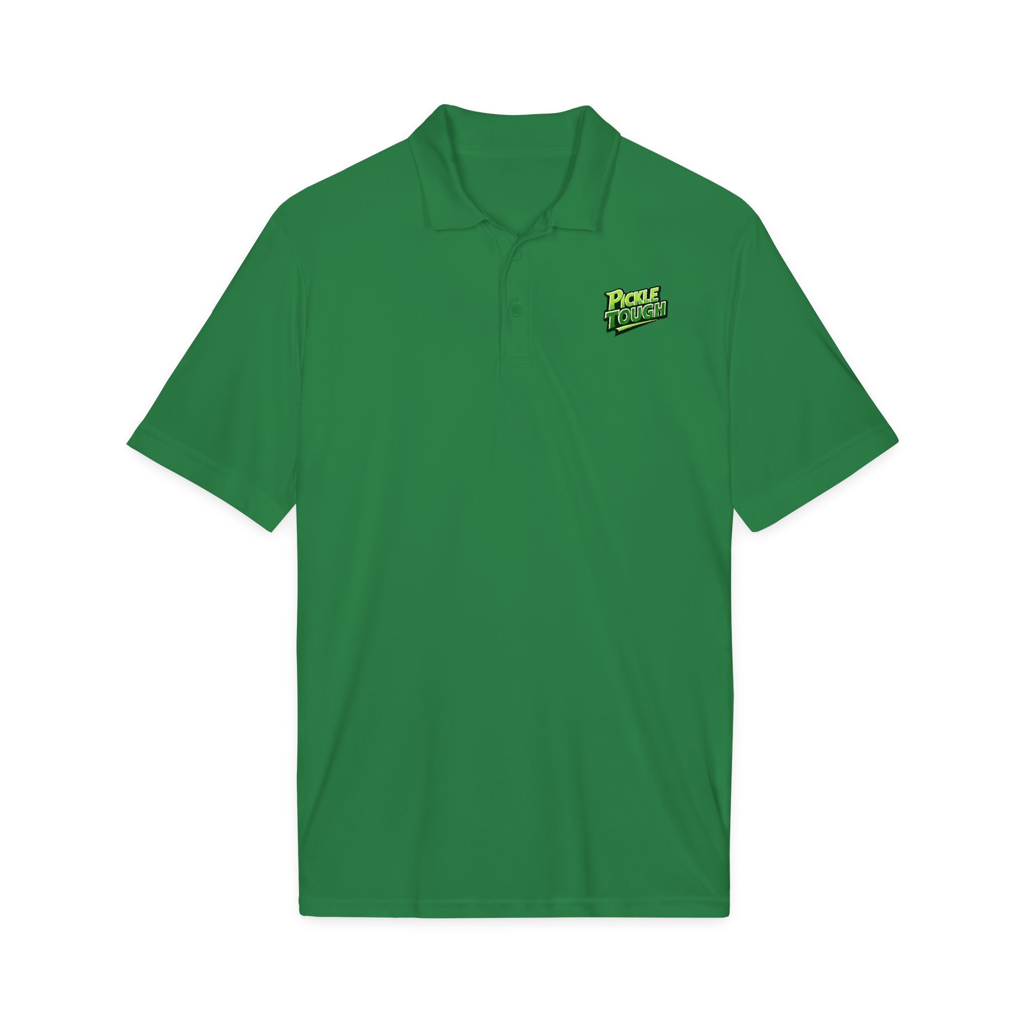 Pickle Tough Logo Pickleball Polo-PosiCharge® Competitor™ Polo