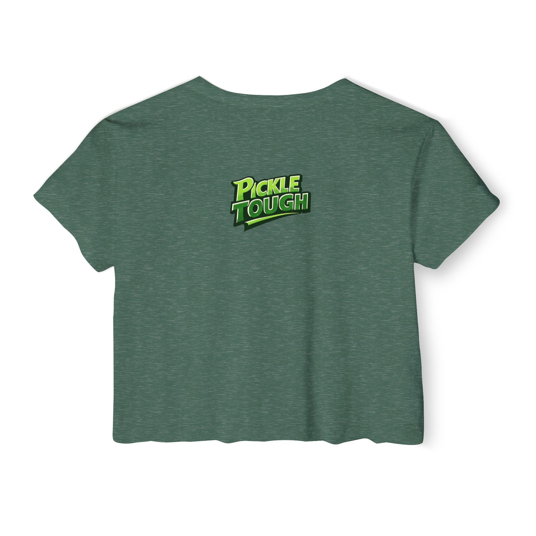 "I Look Good Beating You" Pickleball Two Sided Crop Top