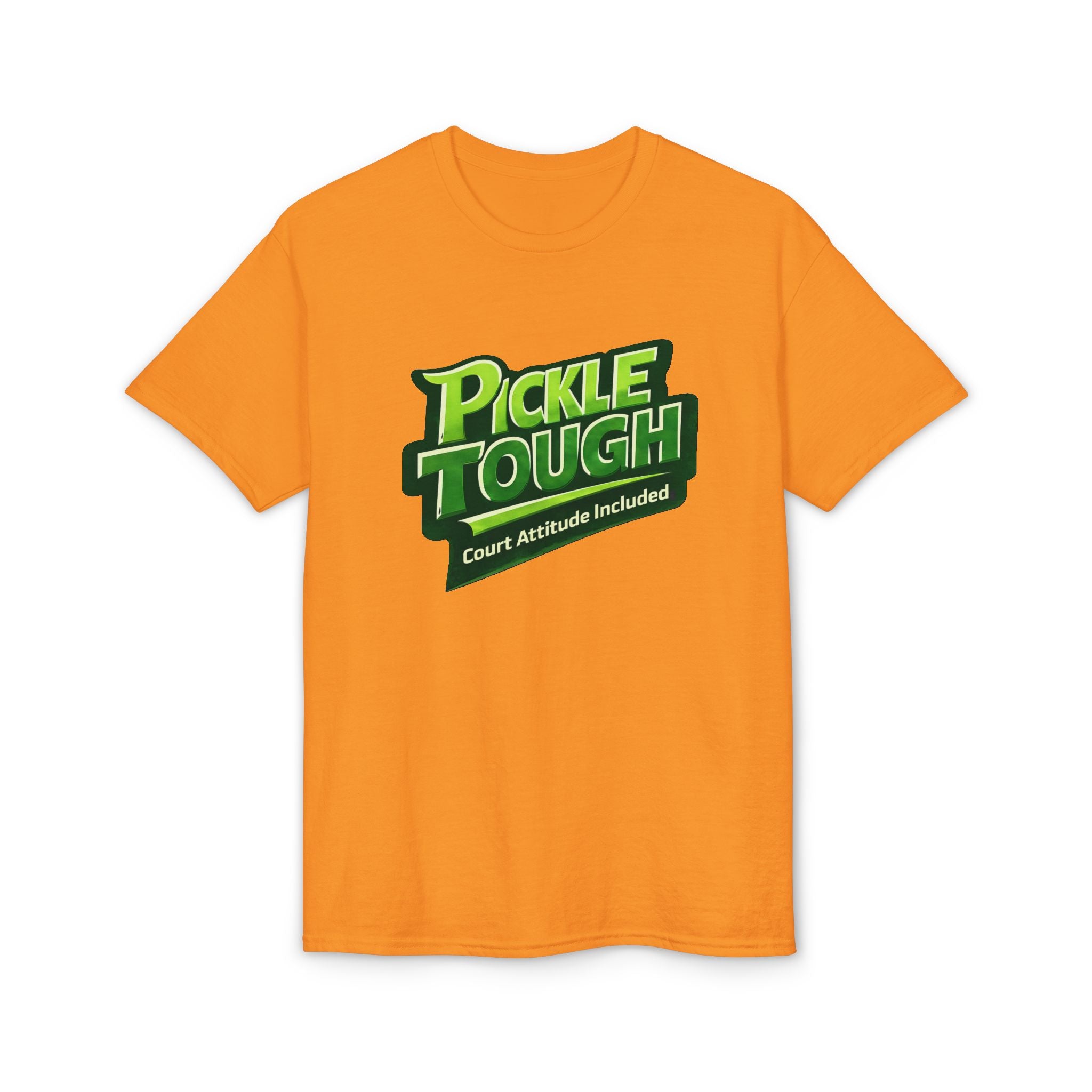 “Pickle Tough: Court Attitude Included” Pickleball T-Shirt- Unisex DryBlend® T-Shirt
