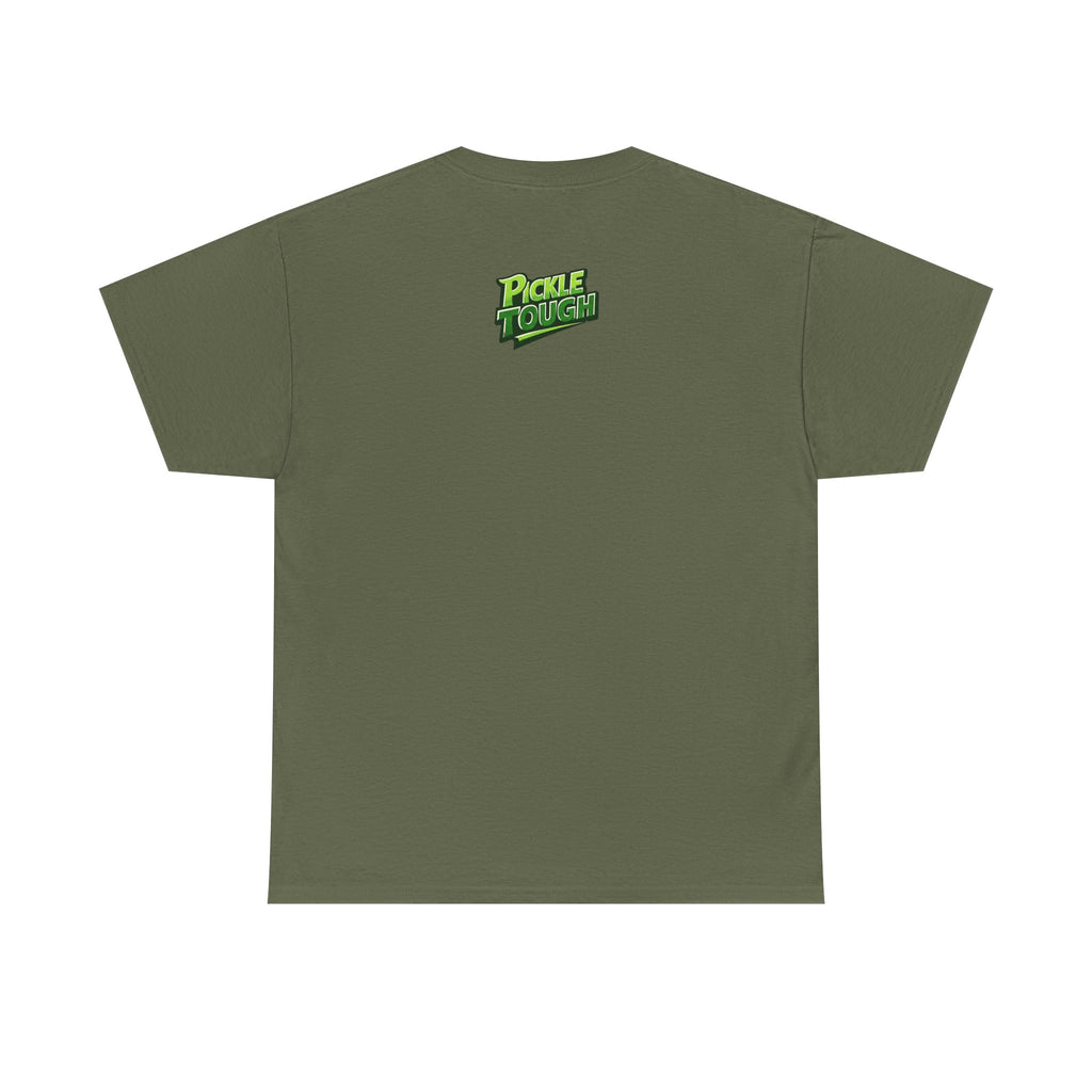 "Badminton is for Nerds" Pickleball T-Shirt — 100% Cotton Two Sided T-Shirt Unisex